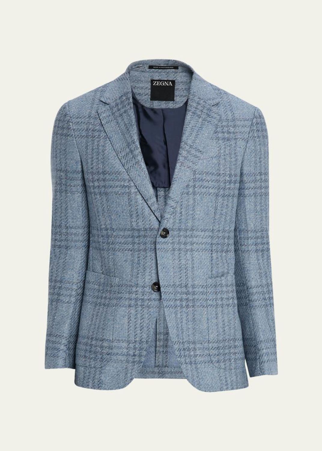 ZEGNA Men's Winter Crossover Large Plaid Sport Coat - Bergdorf Goodman