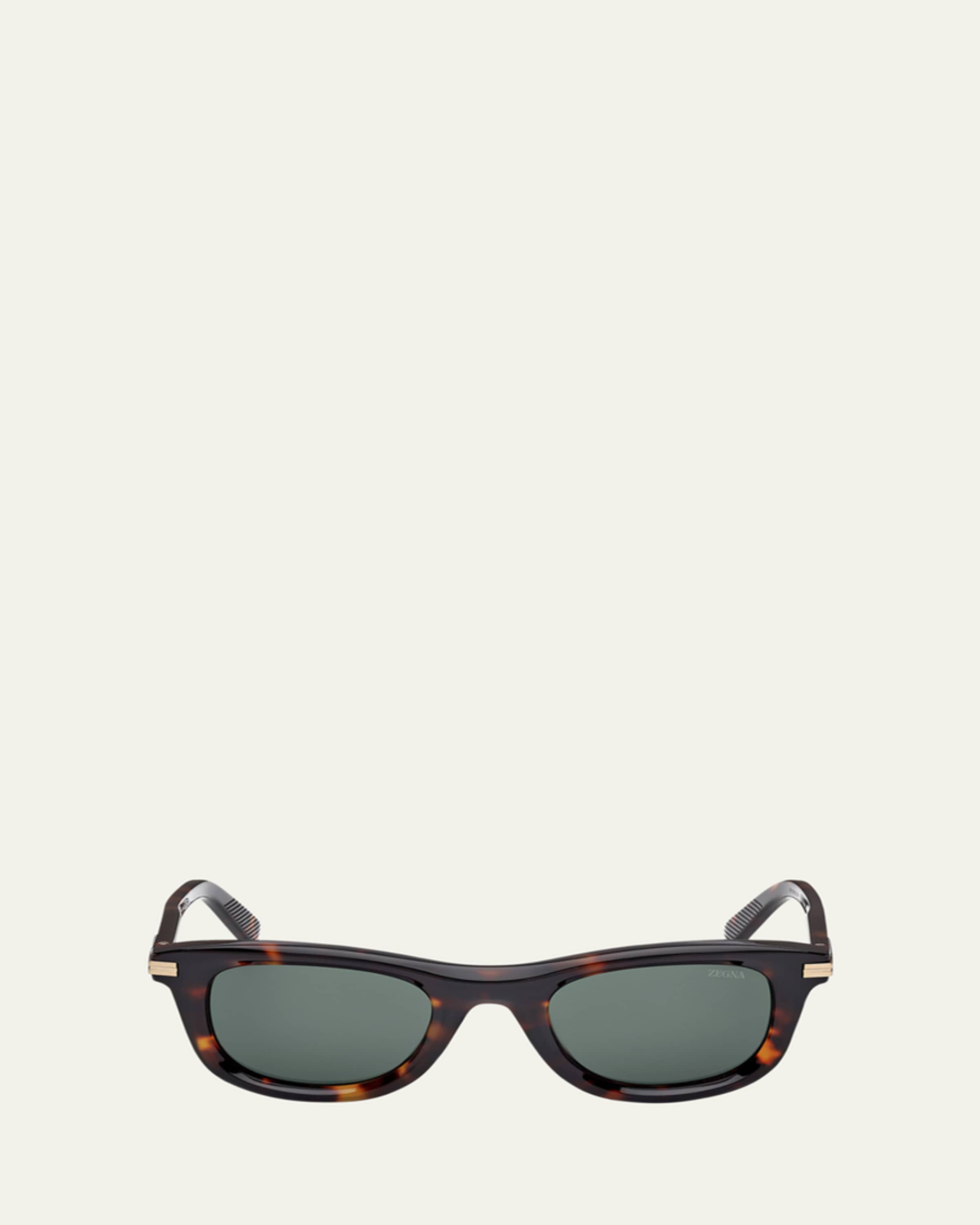 ZEGNA Men's AURORA I Acetate Round Sunglasses - Bergdorf Goodman
