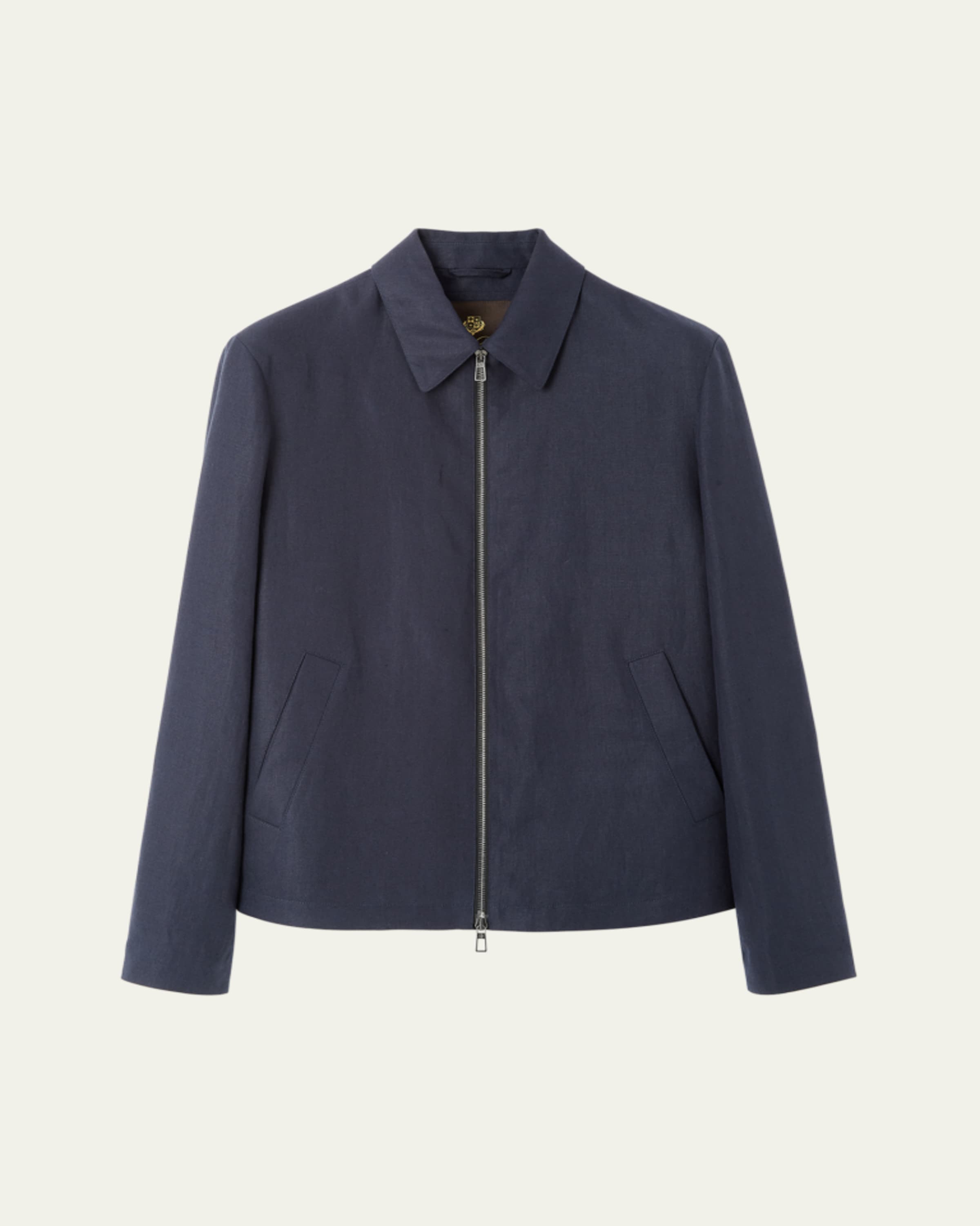 Burberry Men's Twill Harrington Jacket - Bergdorf Goodman