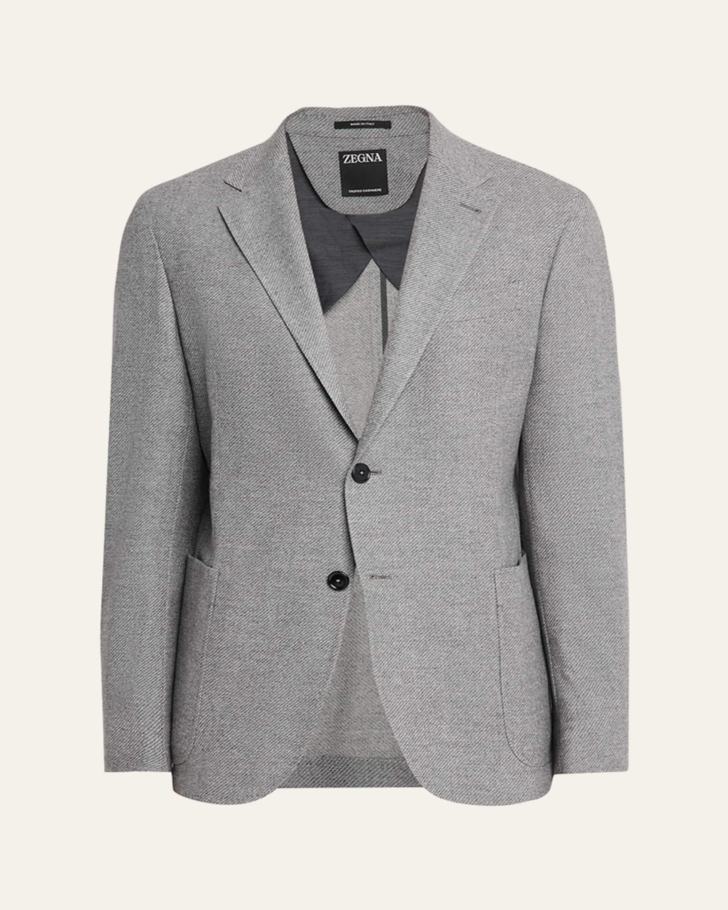 ZEGNA Men's Winter Crossover Large Plaid Sport Coat - Bergdorf Goodman