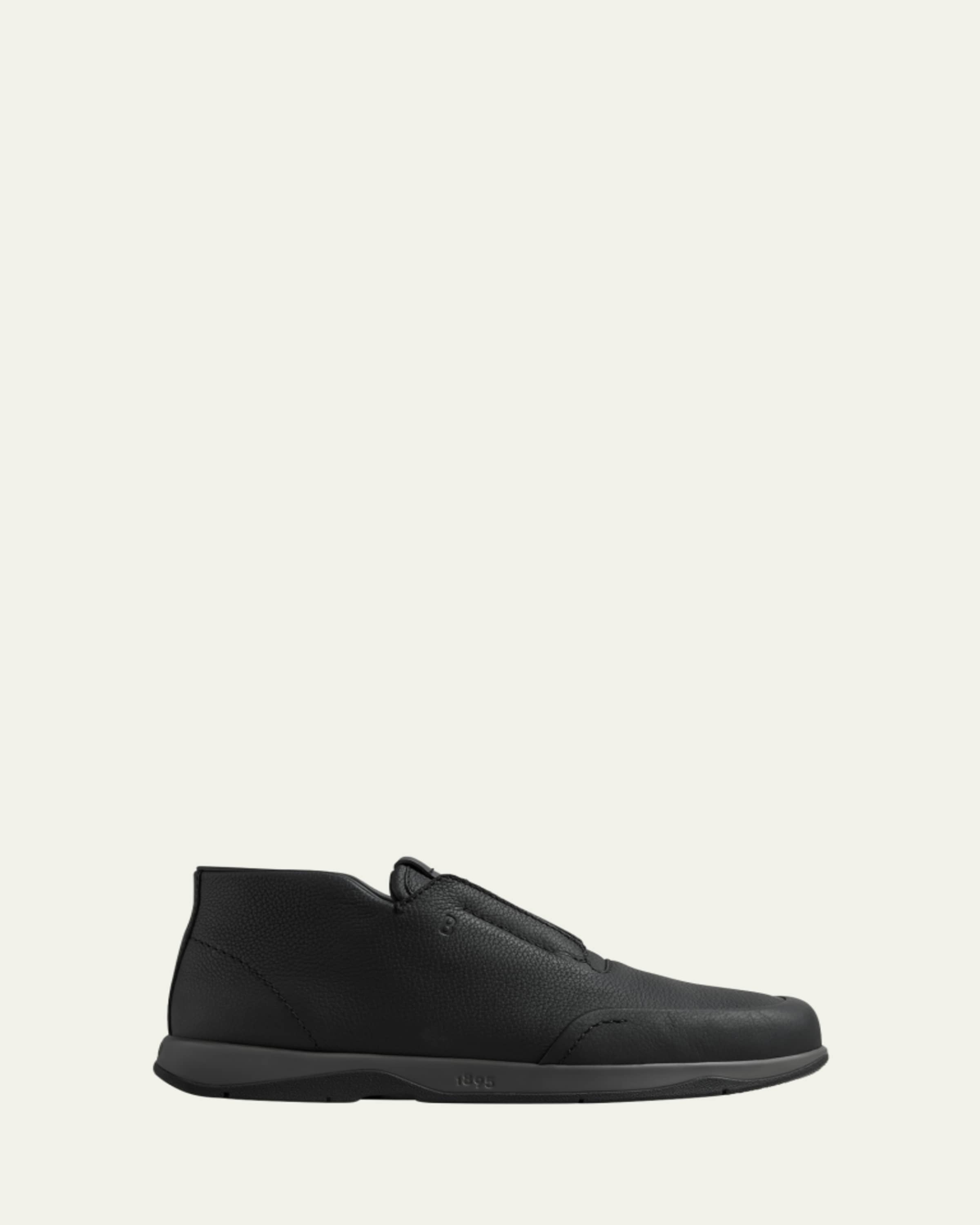 Giorgio Armani Men's Bull Leather Chukka Boots - Bergdorf Goodman
