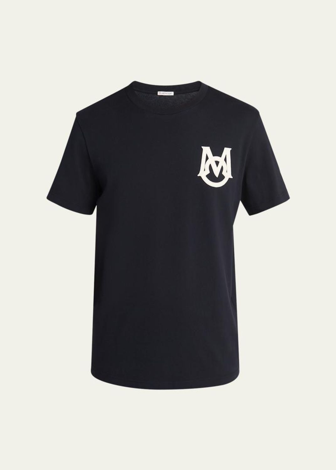 Moncler Men's Glossy Logo Crewneck T-Shirt - Bergdorf Goodman