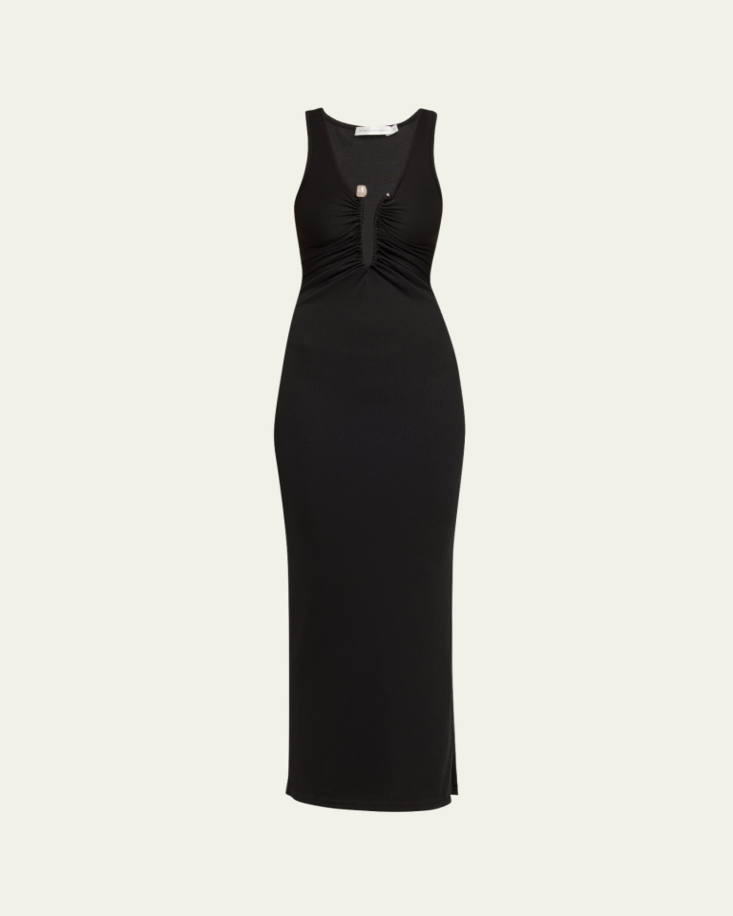 alessia satin and lace maxi dress A.L.C. Alessia Textured Satin and Lace Maxi Dress in Creme, Size 2