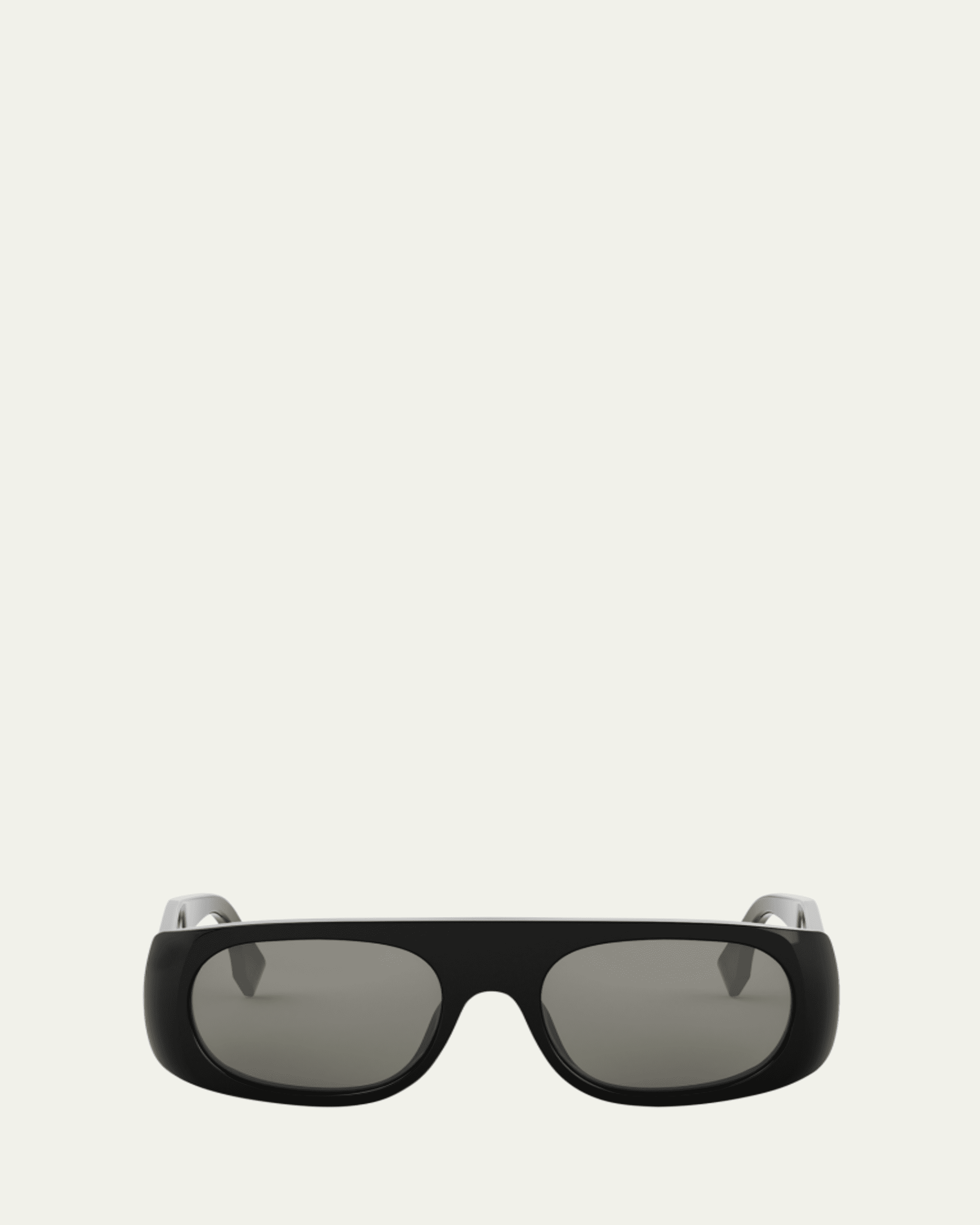 Fendi Men's FF-Logo Rimless Shield Sunglasses - Bergdorf Goodman