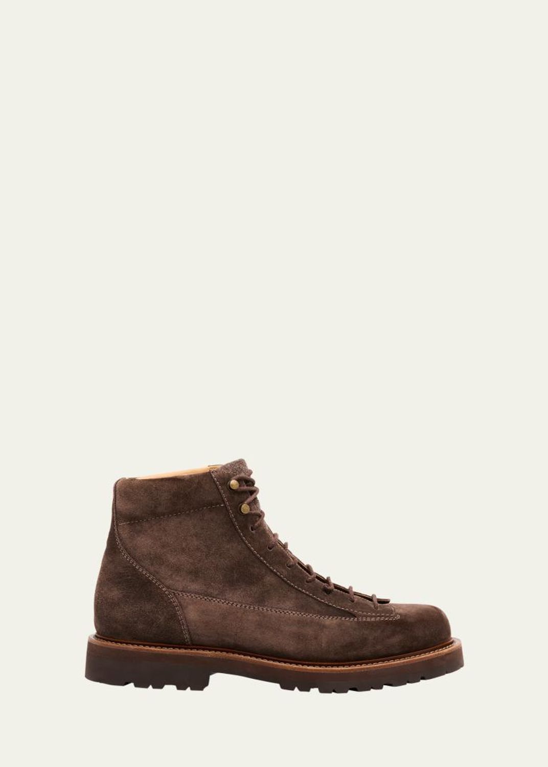 Brunello Cucinelli Men's Burnished Leather Ankle Boots - Bergdorf