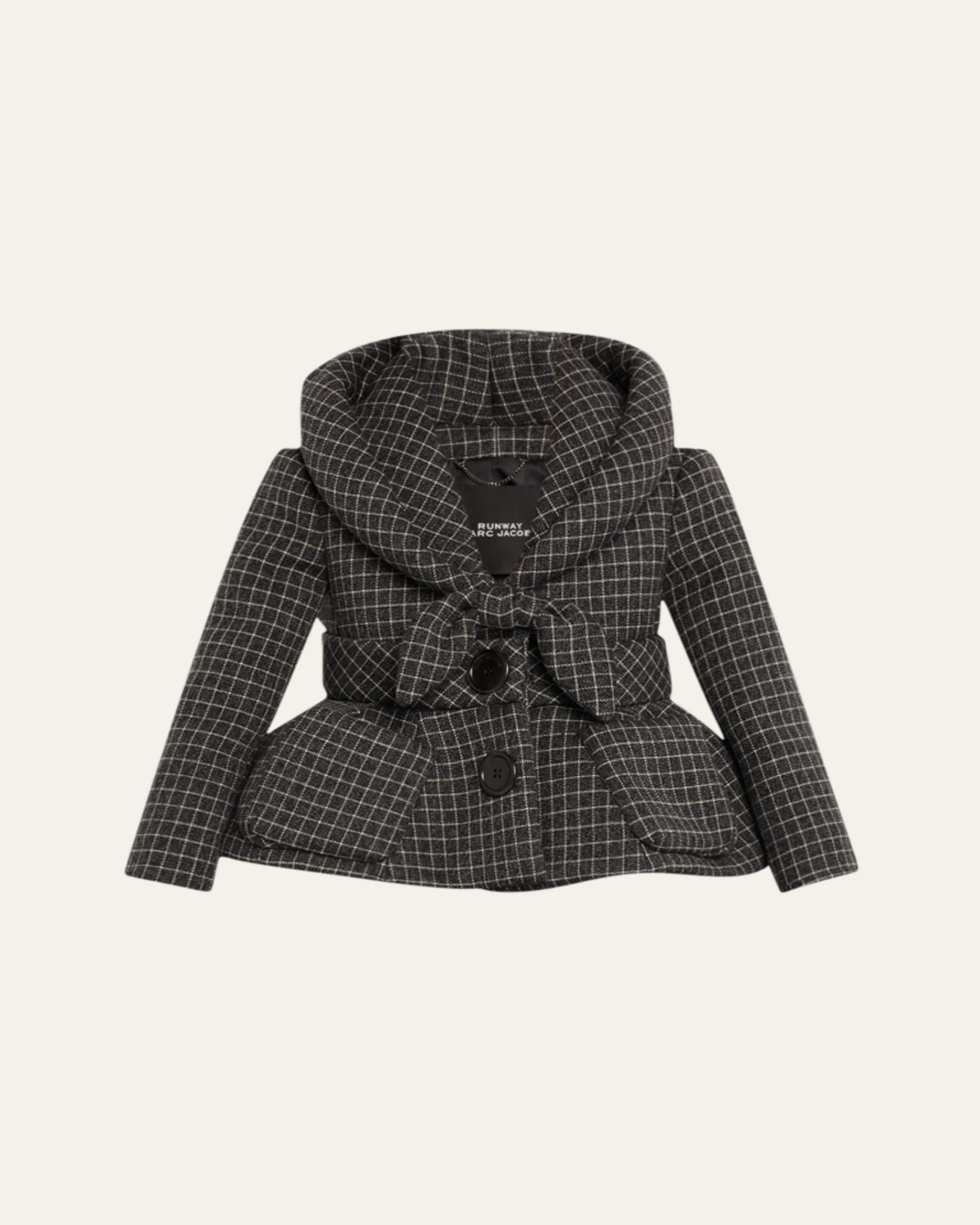 Marc Jacobs Runway Shrunken Leather Double-Breasted Jacket