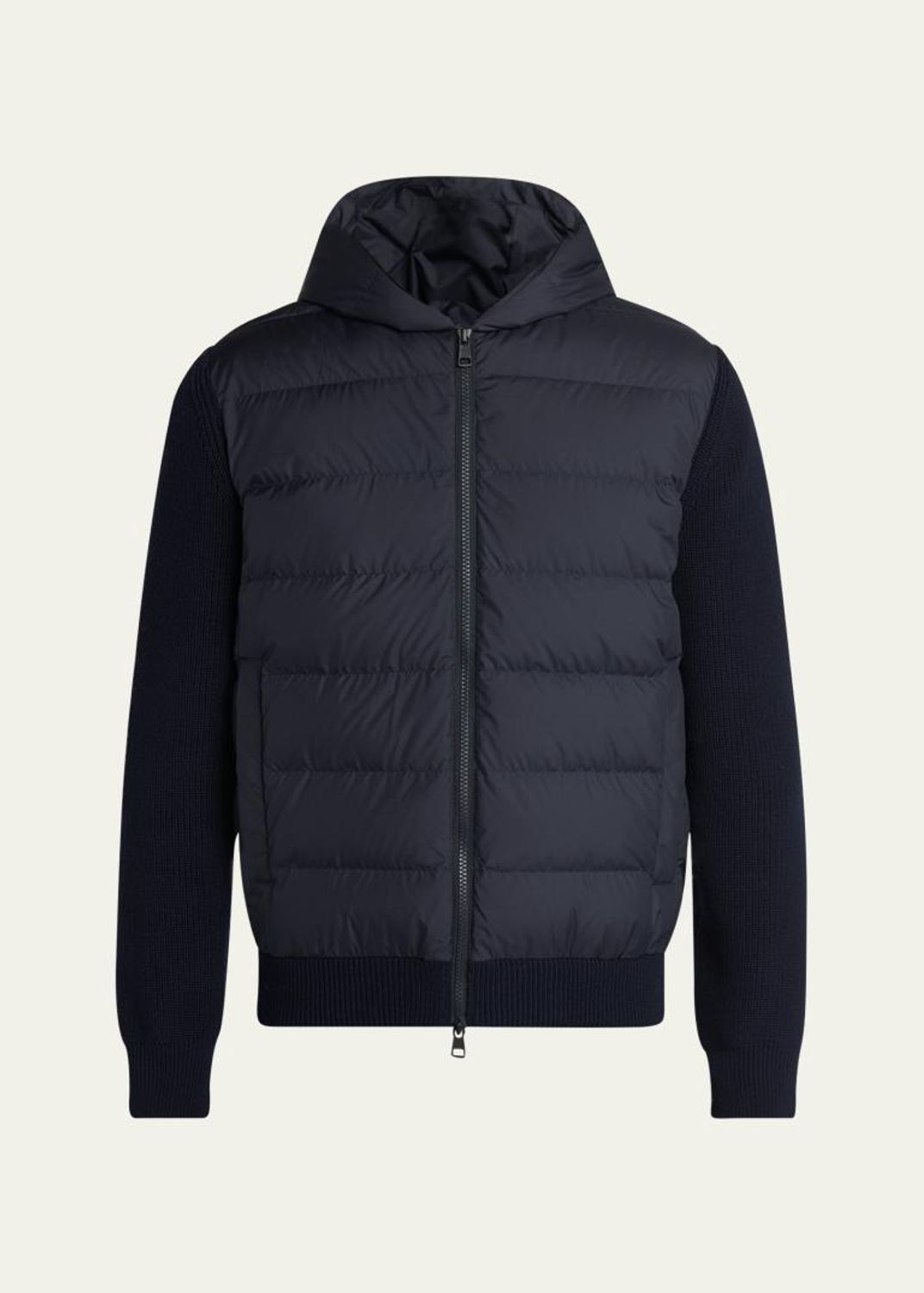 Moncler Men's Teddy Boucle Full-Zip Jacket - Bergdorf Goodman