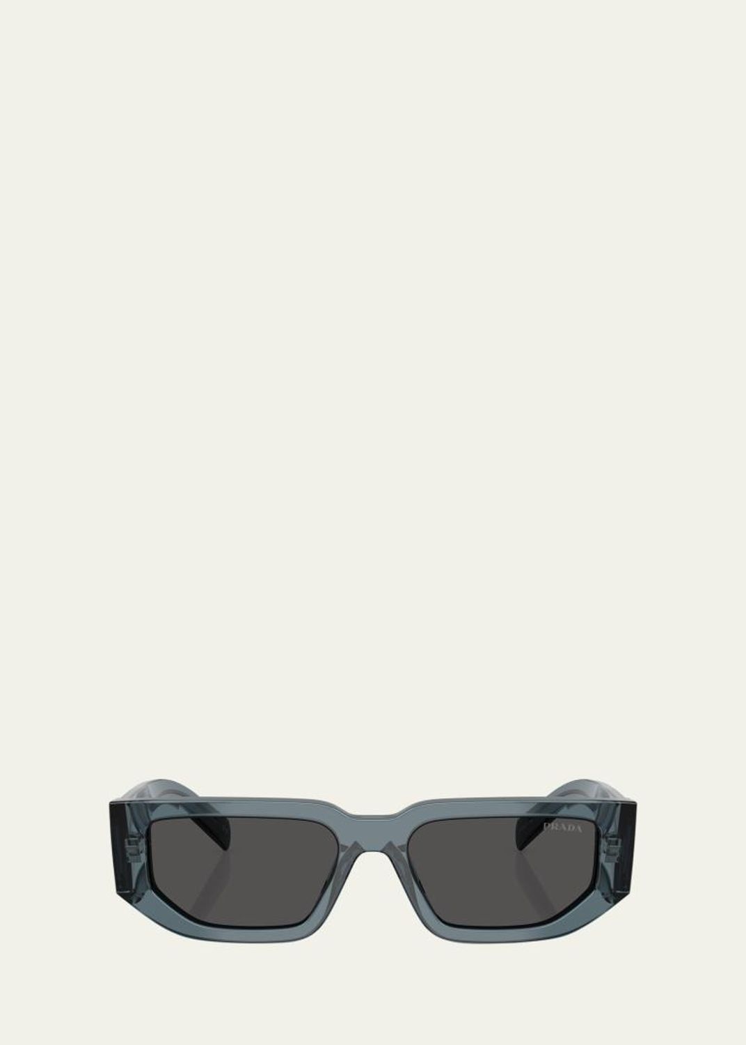 Prada Men's 0PR B19SF Acetate Rectangle Sunglasses - Bergdorf Goodman