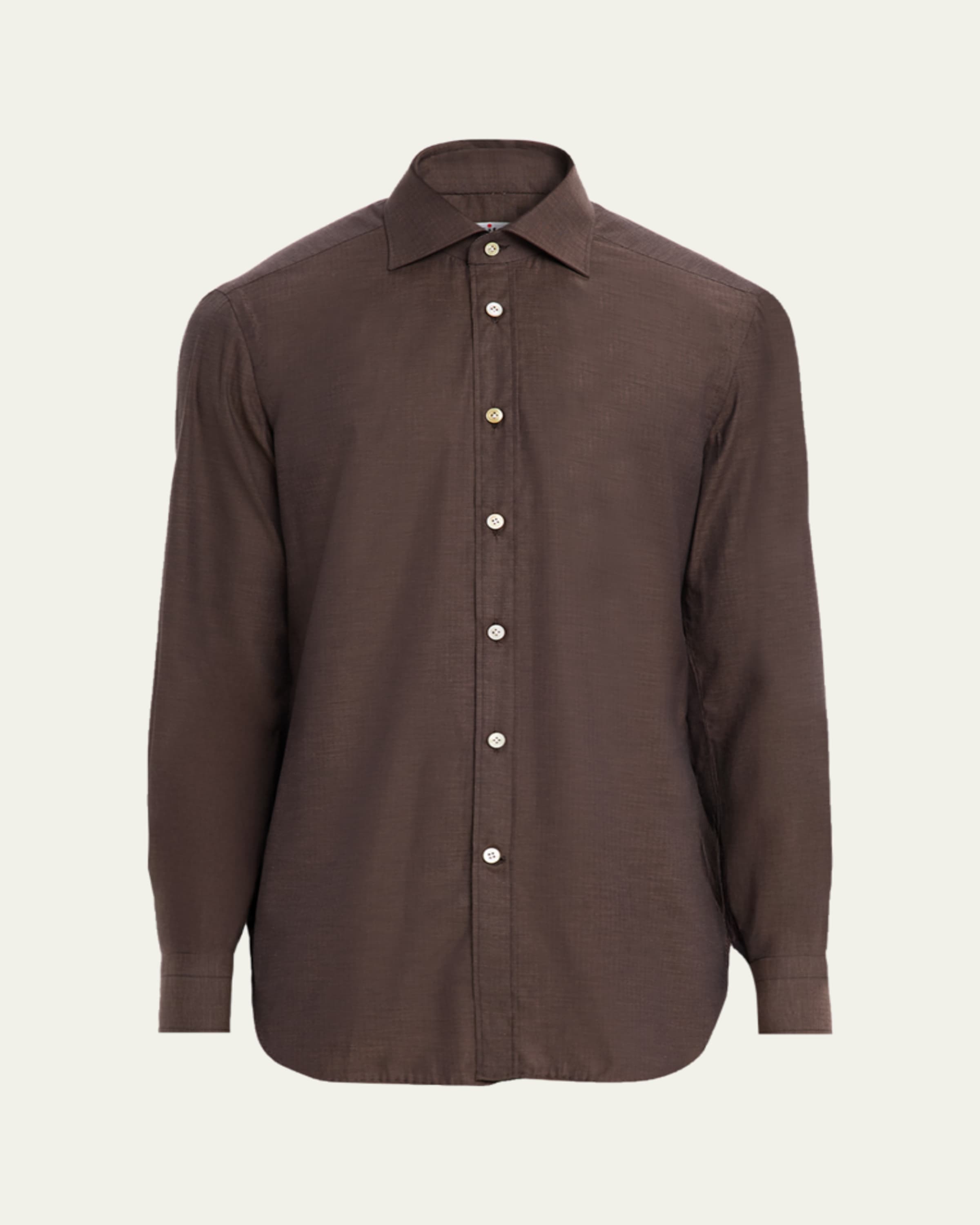 Kiton Men's Denim Wash Classic-Fit Sport Shirt - Bergdorf Goodman