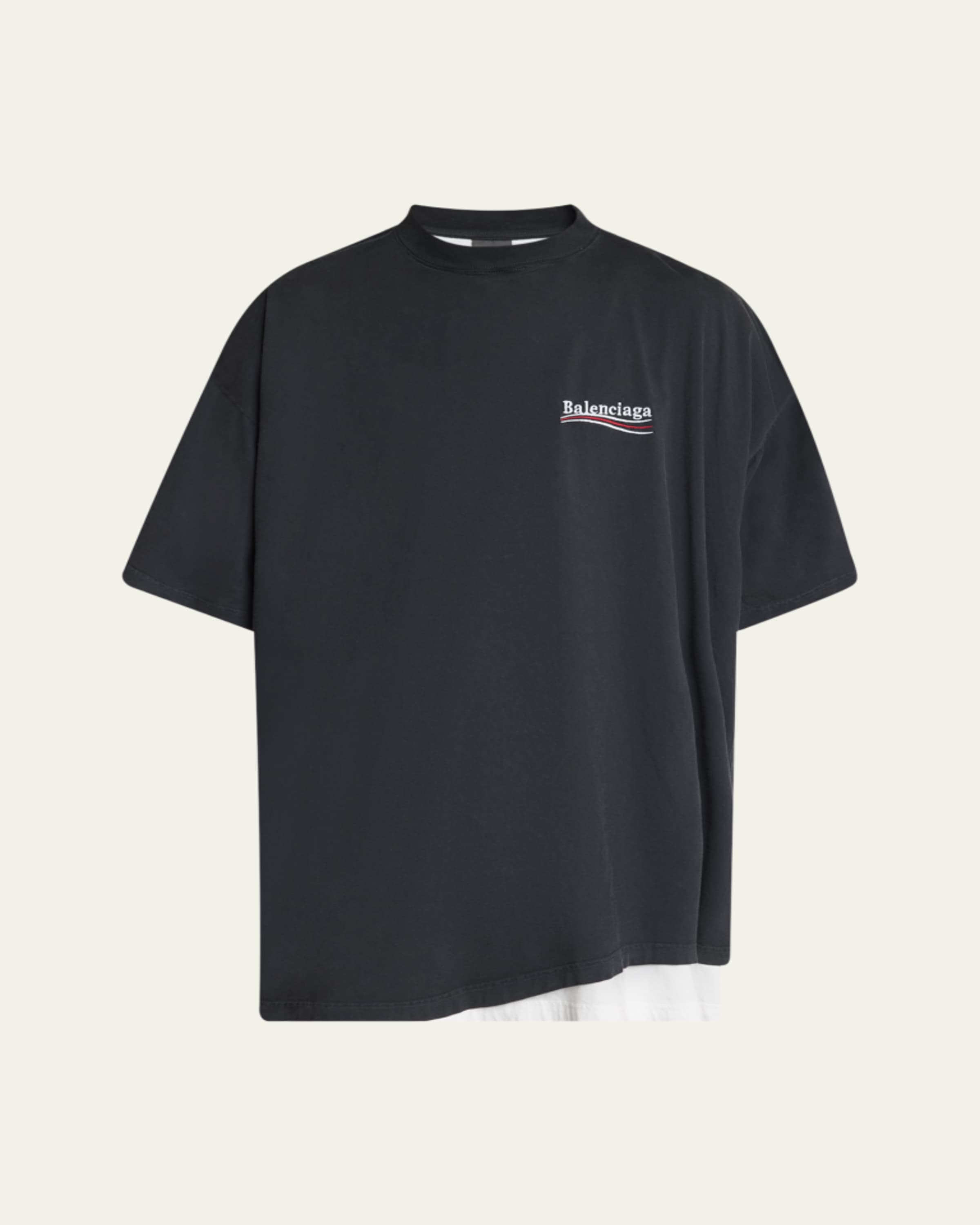 Balenciaga Men's Paris Moon Jersey T-Shirt - Bergdorf Goodman
