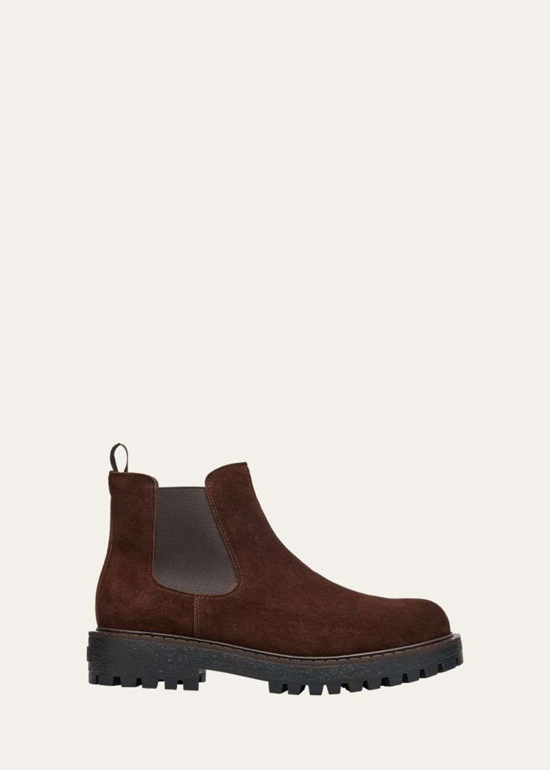 NEW SANTONI men\'s easy chelsea boots in dark brown Santoni Men main image 3