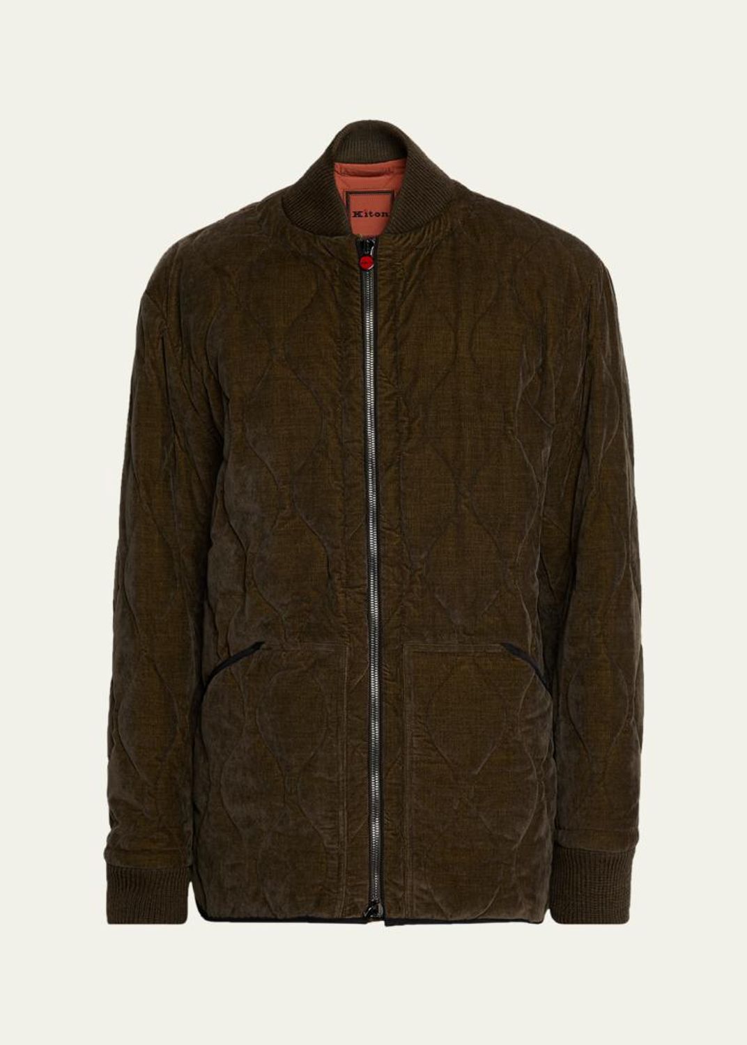 Prada Men's Technical Cotton Full-Zip Jacket - Bergdorf Goodman