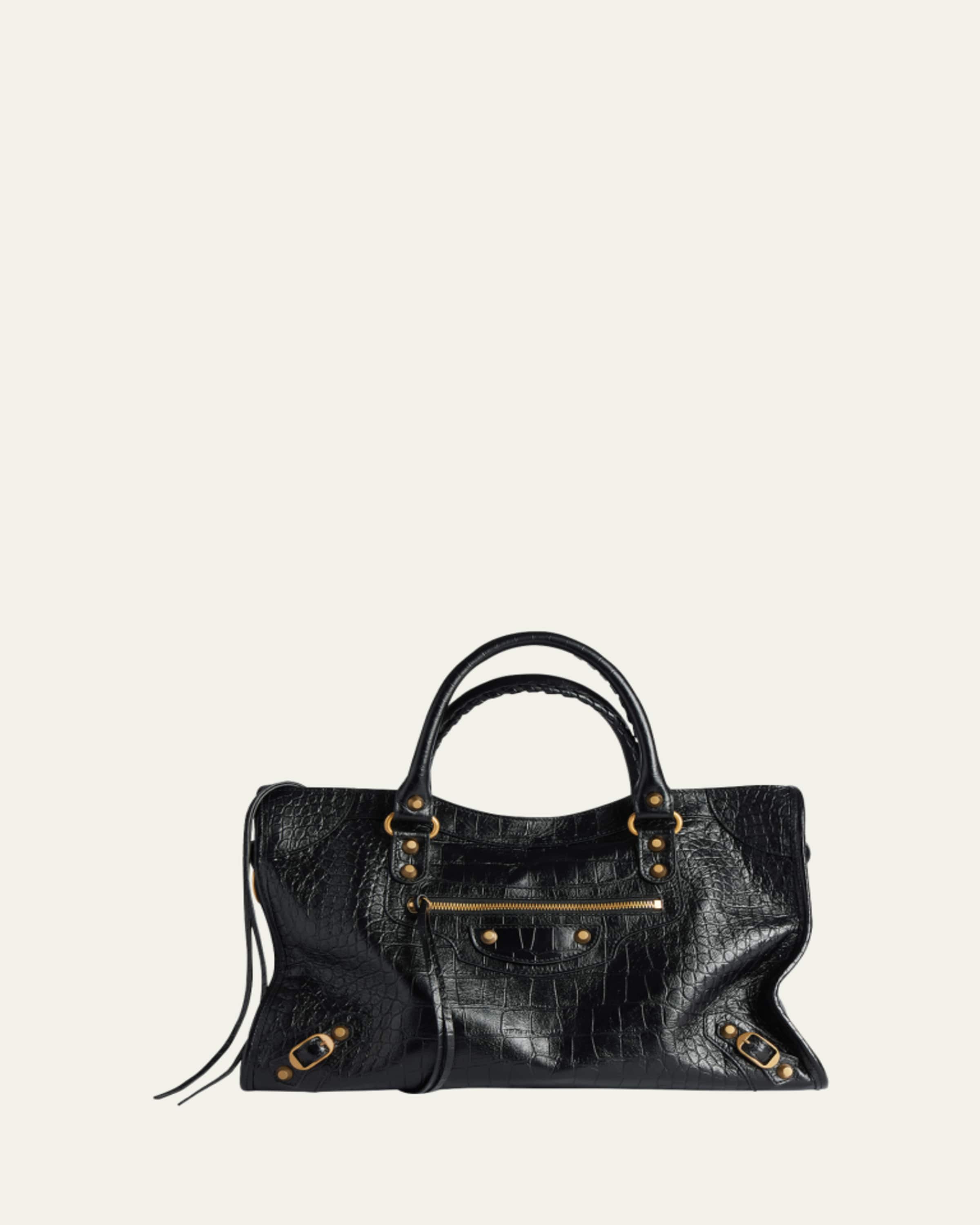 Balenciaga Le City Leather Crossbody Bag - Bergdorf Goodman