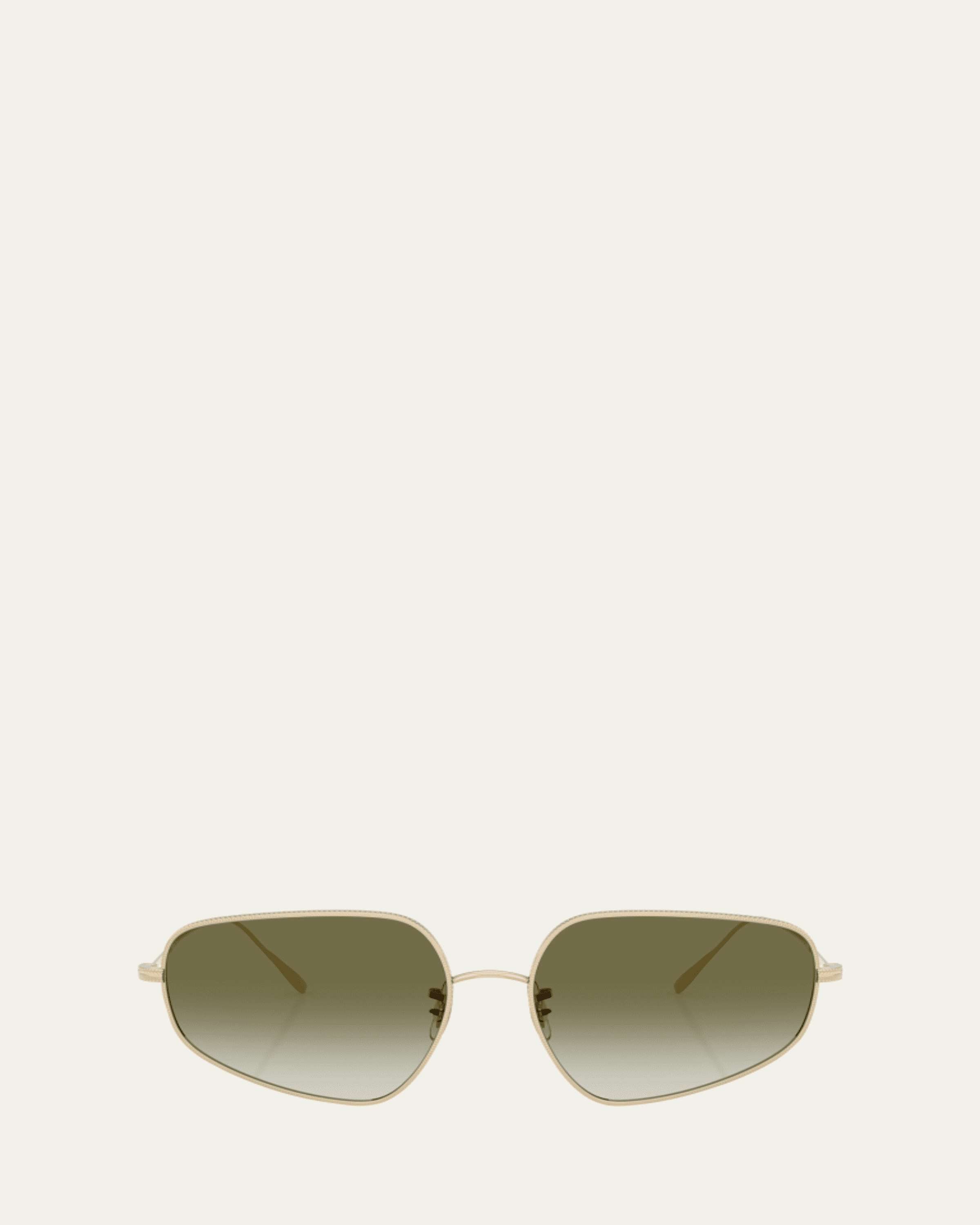 Oliver Peoples ov1347st Oval Titanium Sunglasses - Bergdorf Goodman