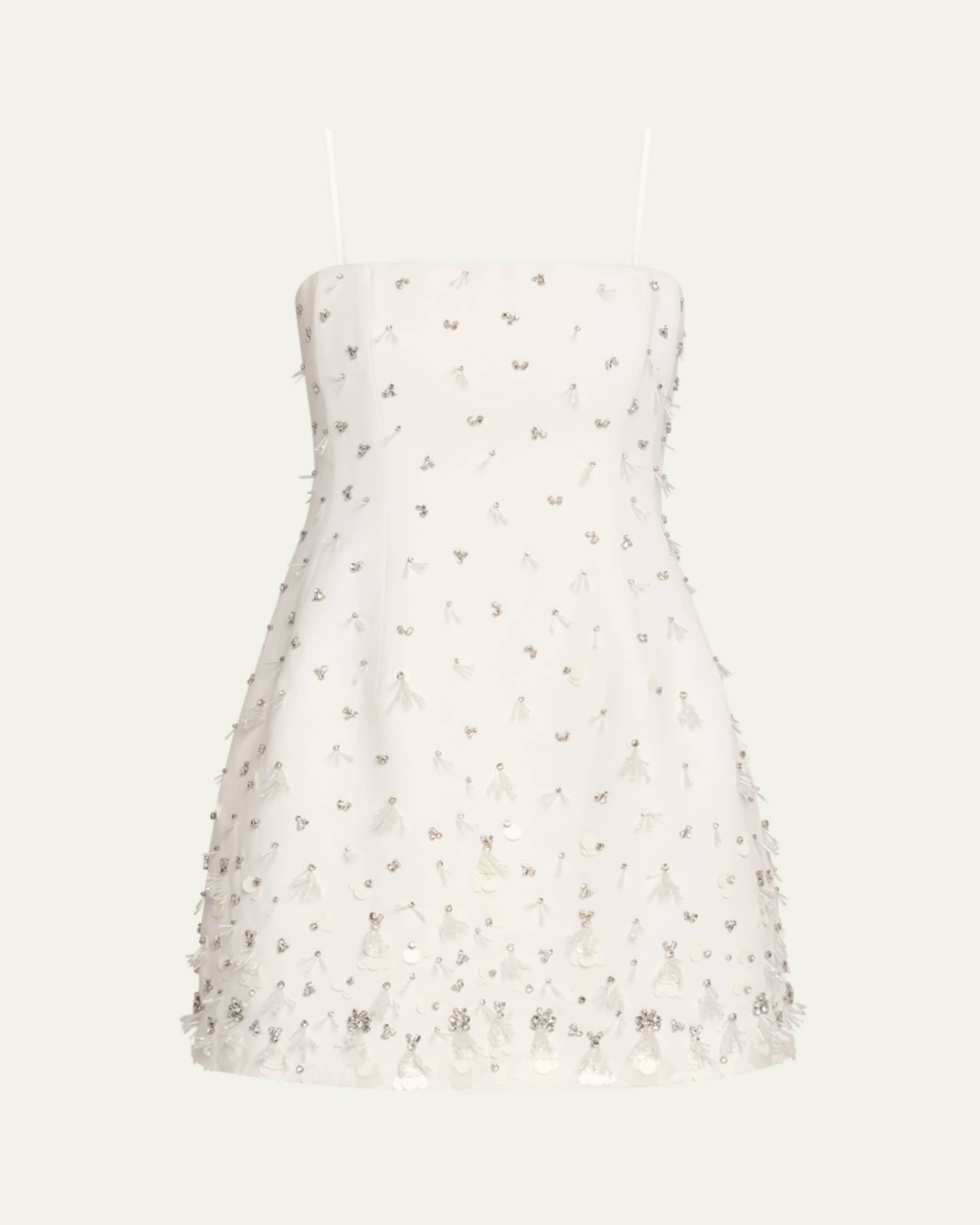 simkhai beaded dress Simkhai Beaded Mini Dress | Blue
