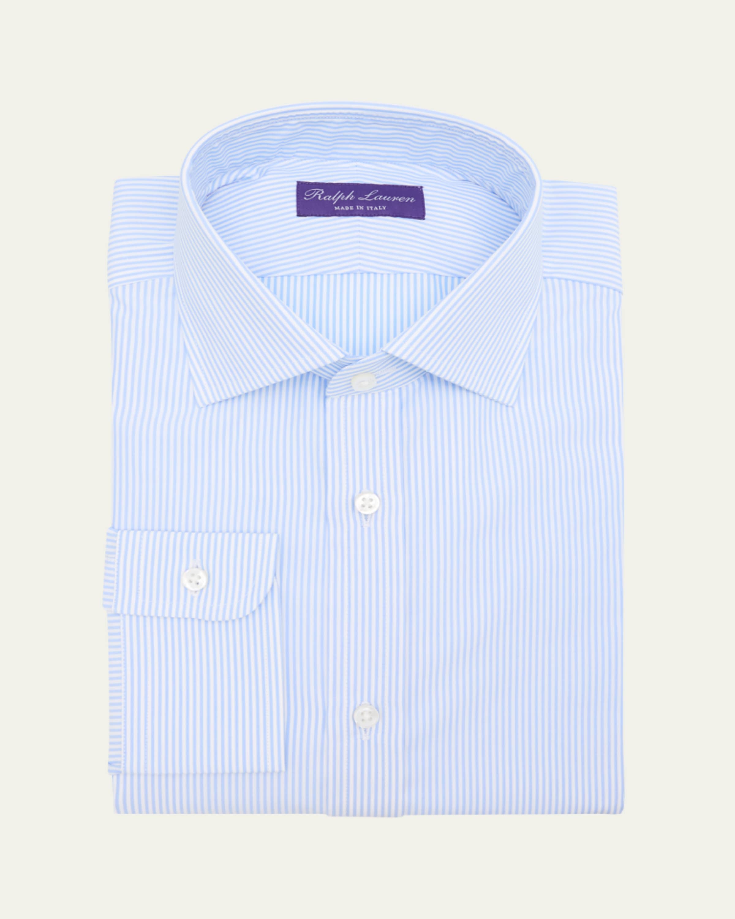 Ralph Lauren Purple Label Micro-Houndstooth Shirt - Bergdorf Goodman