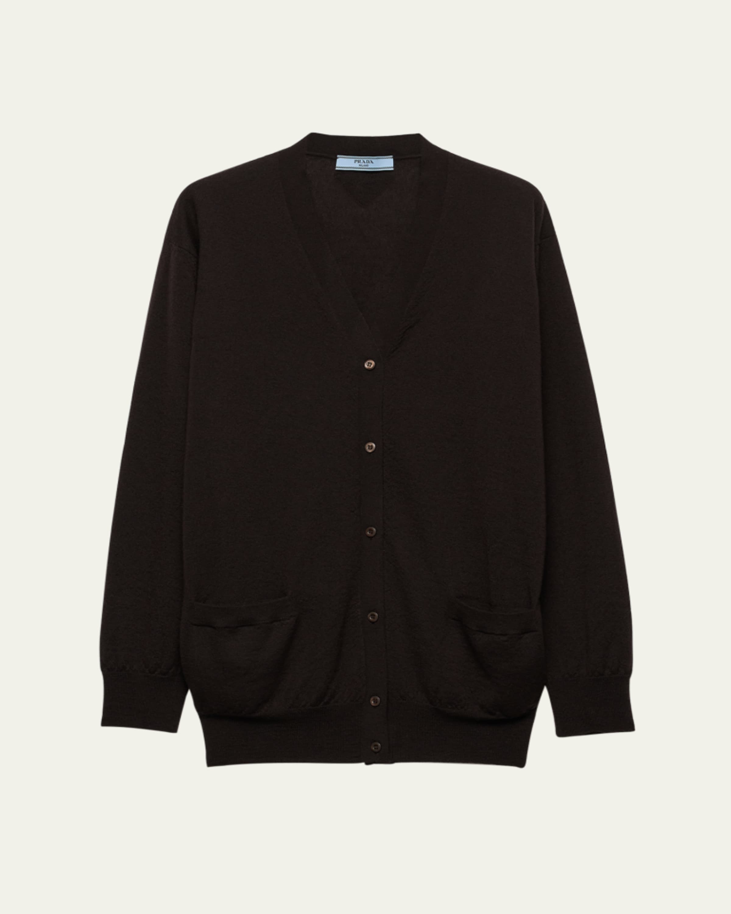 Prada Floral Crewneck Cardigan - Bergdorf Goodman