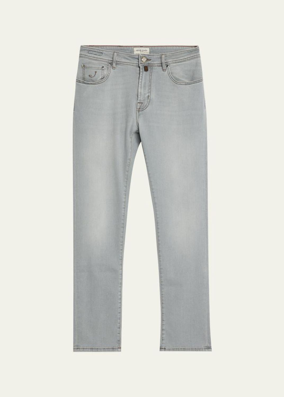 Jacob Cohen Men's Slim Straight-Leg Medium-Wash Denim Jeans