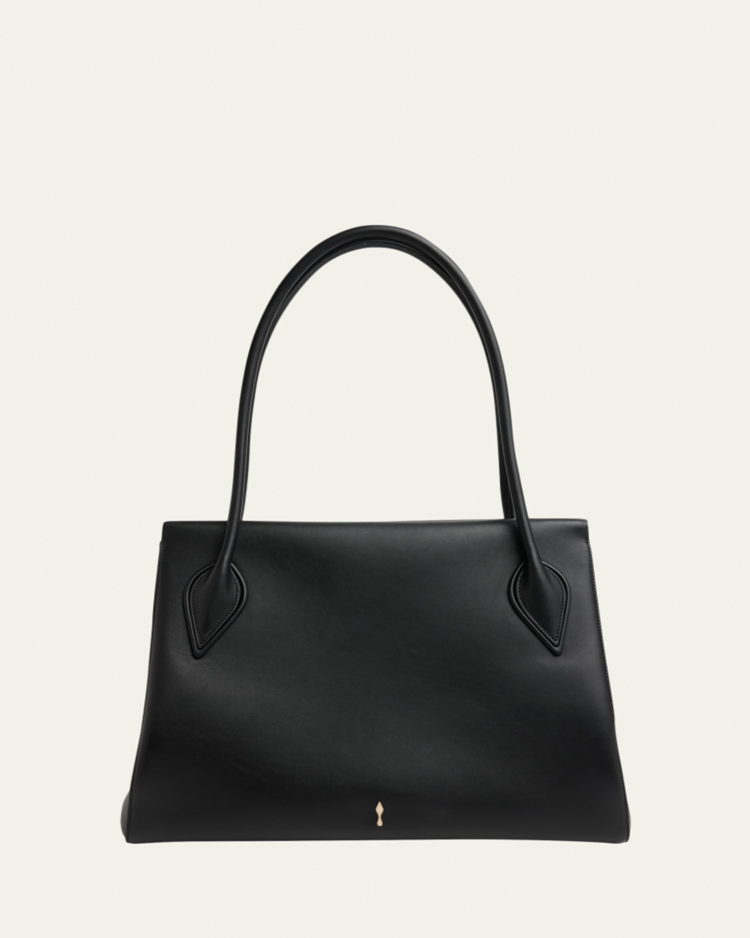 Christian Louboutin Eloise Croc-Embossed Leather Shoulder Bag