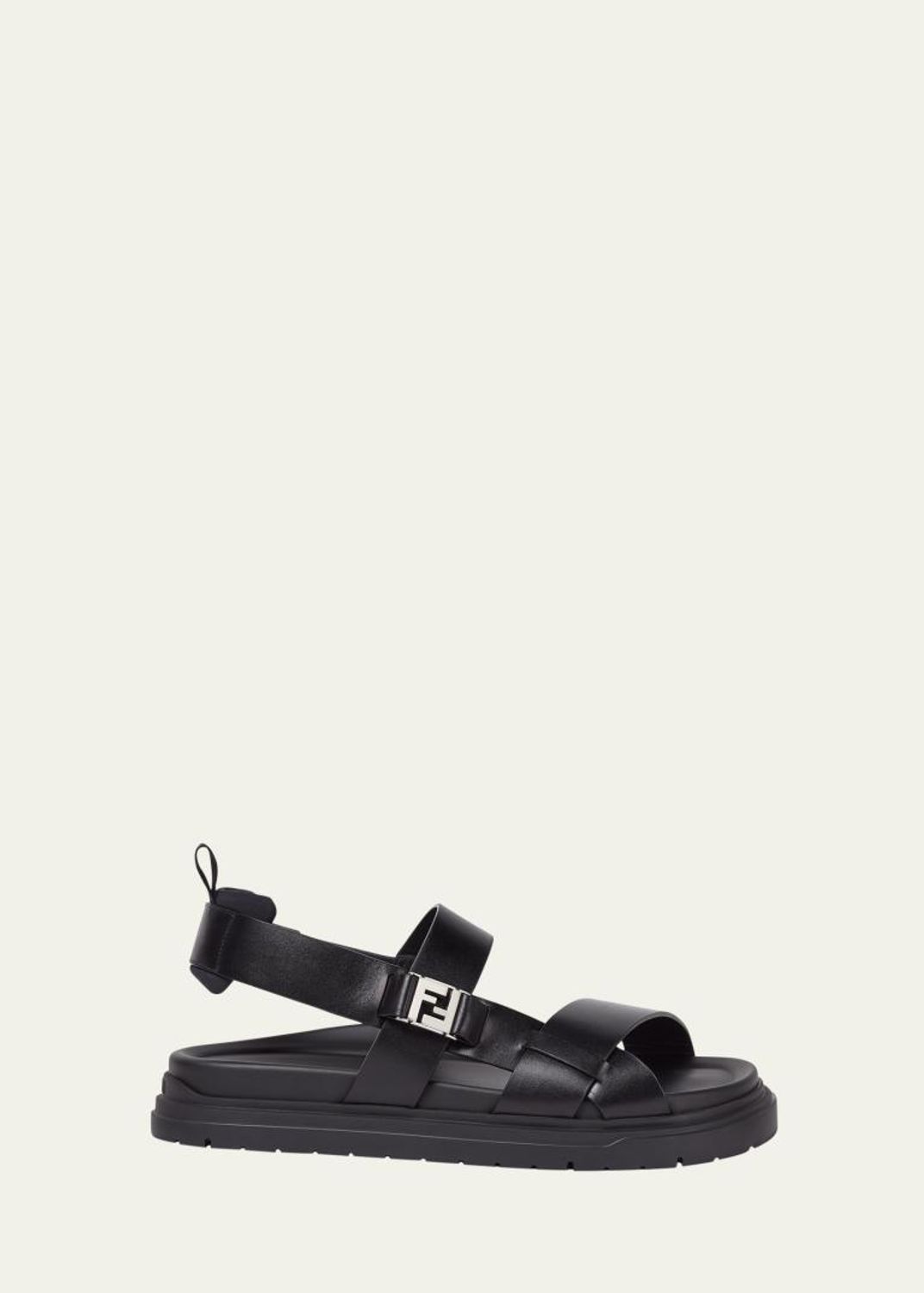 Loro Piana Men's Nama Walk Leather Sandals - Bergdorf Goodman