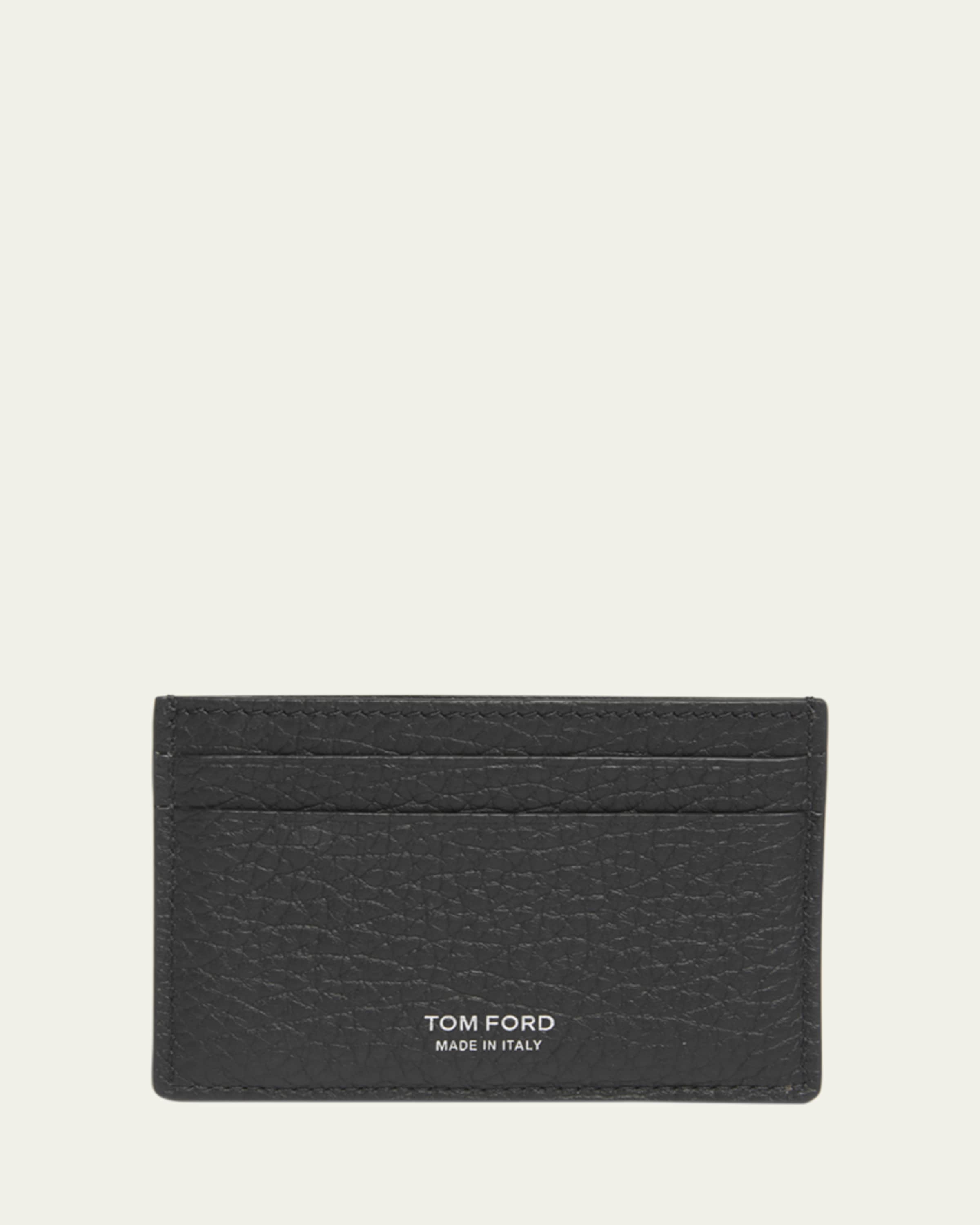 TOM FORD Men's T Line Alligator-Print Card Holder - Bergdorf Goodman