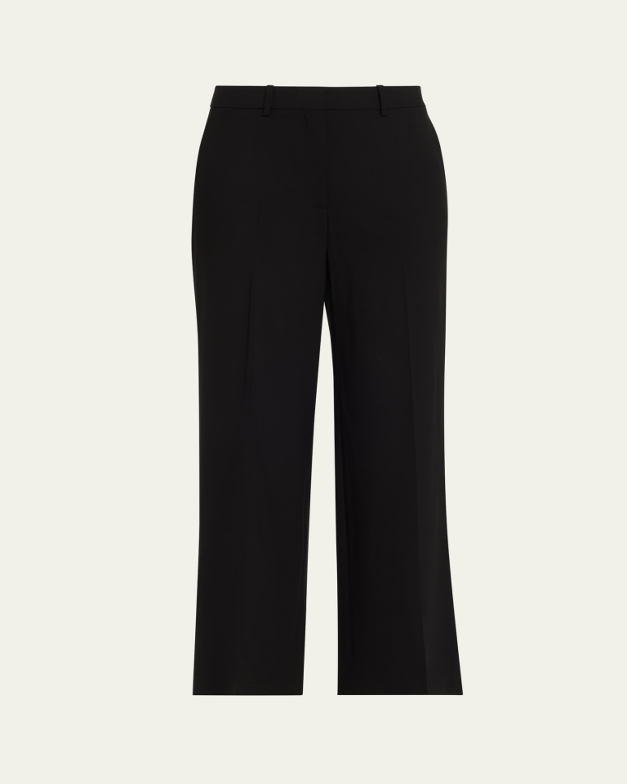 Theory Admiral Crepe Relaxed Straight-Leg Pants - Bergdorf Goodman