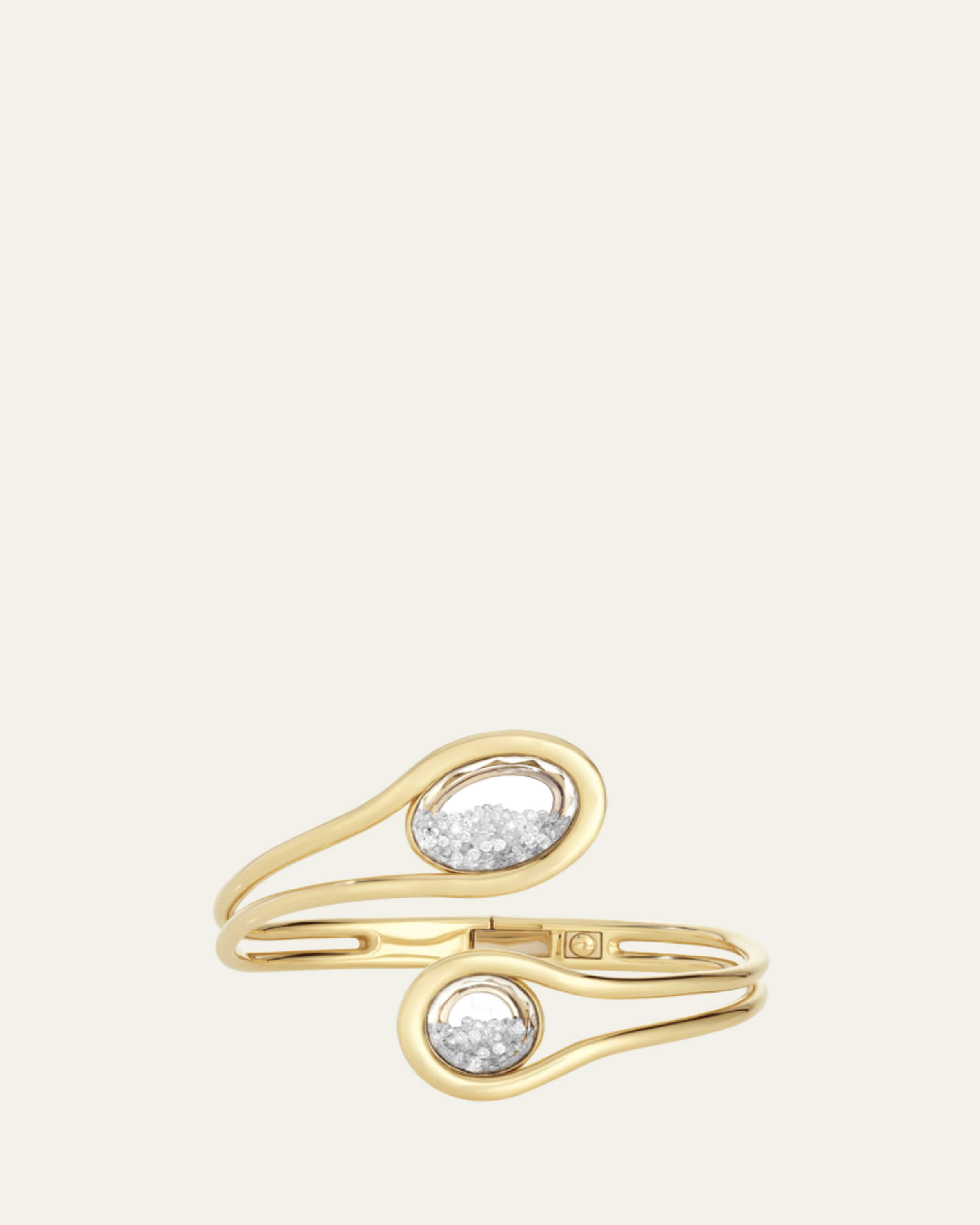 18k Fairmined Yellow Gold Bracelet with Diamonds