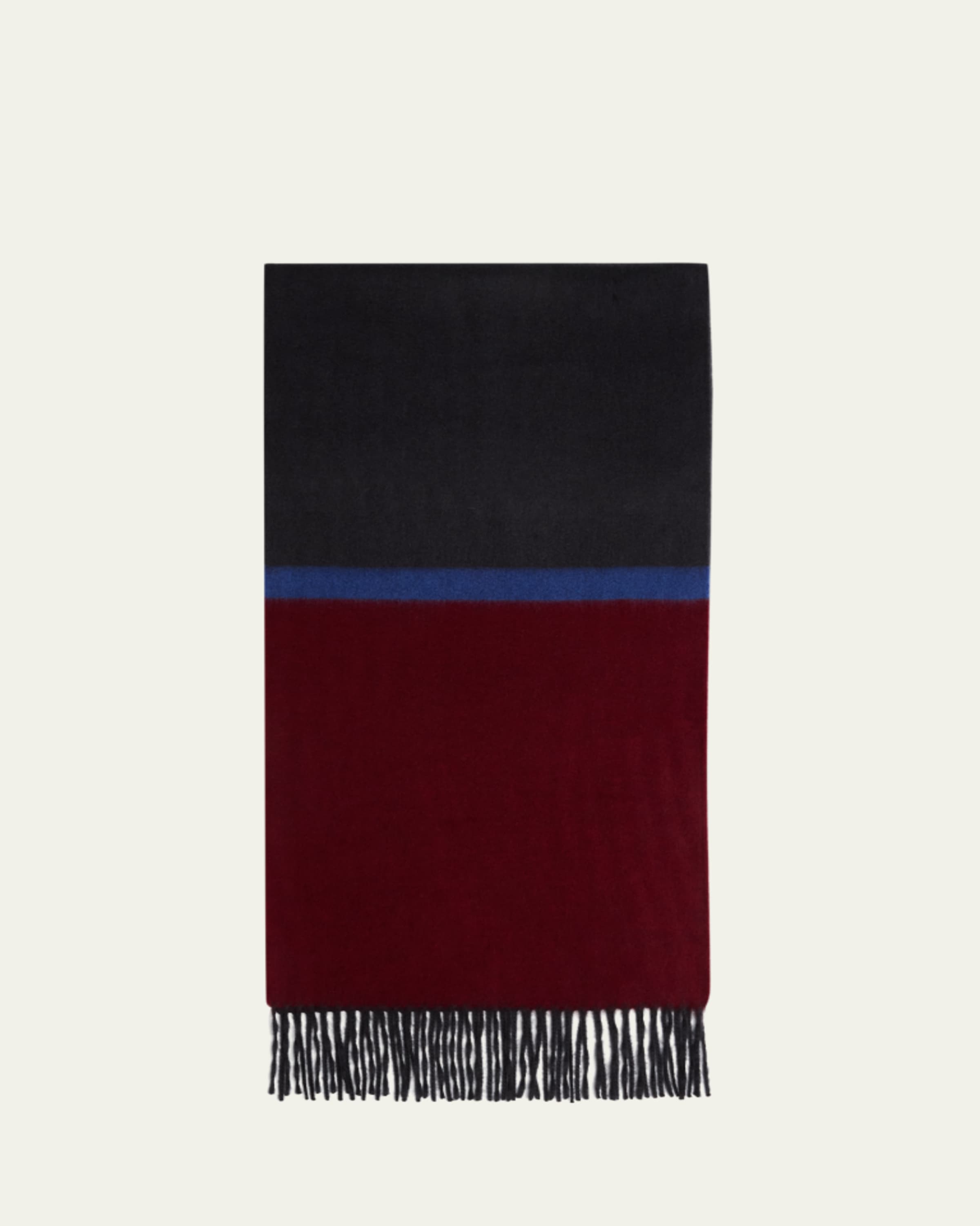 Jacquemus Men's Le Chale Grosgrain Logo Neck Scarf - Bergdorf Goodman