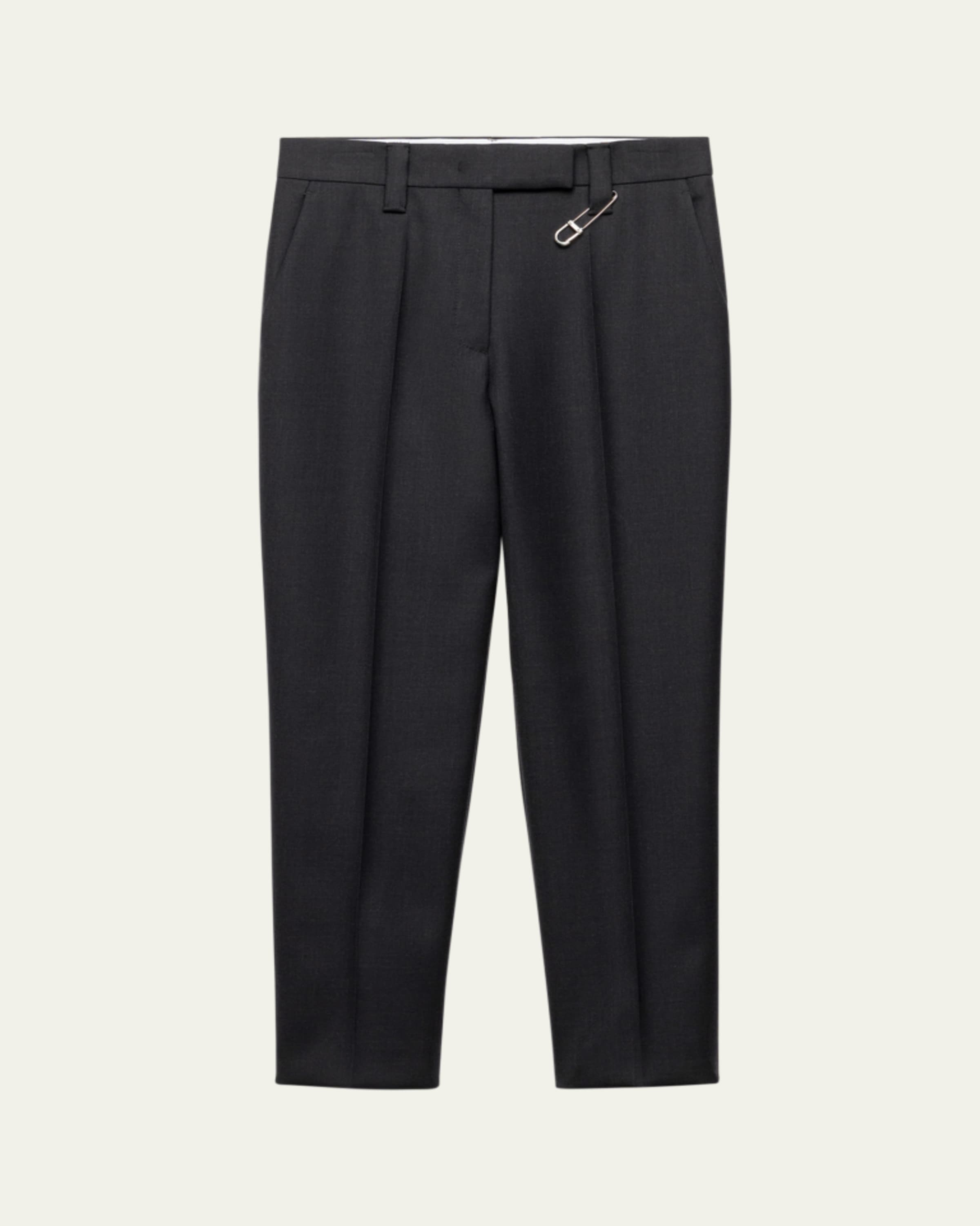 Prada Superfine Wool Tailored Pants - Bergdorf Goodman