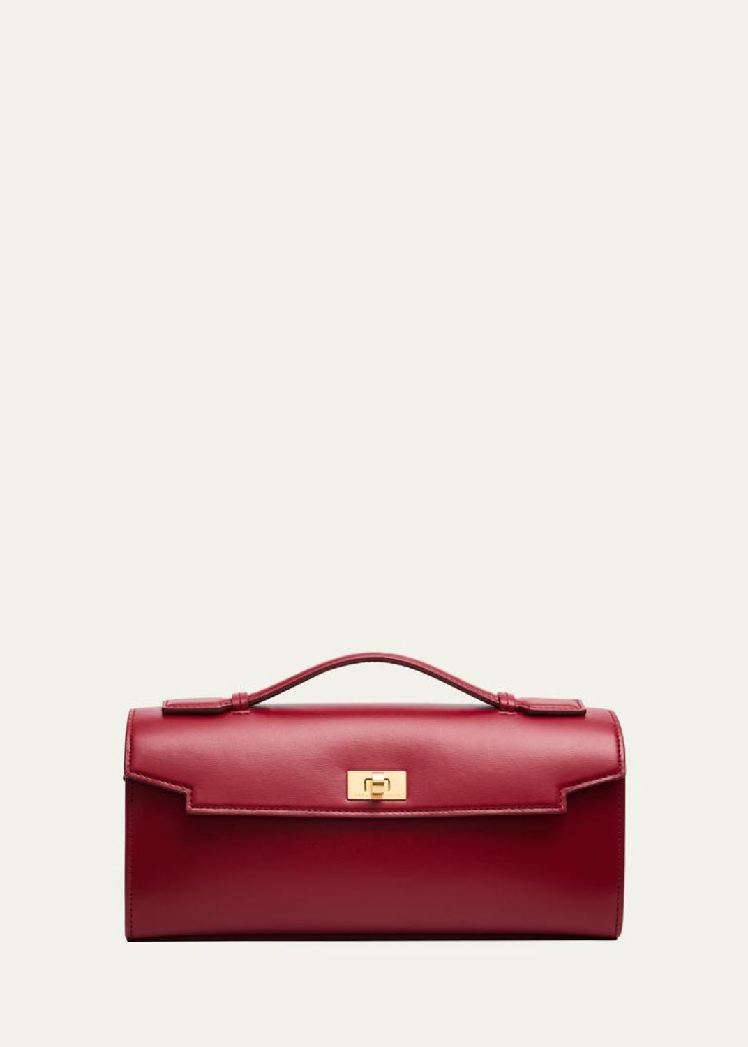 美品⭐️ANYA HINDMARCH SEYMOUR ZIP TOP POUCH Anya Hindmarch Mortimer Boxy Leather Clutch Bag - Bergdorf Goodman