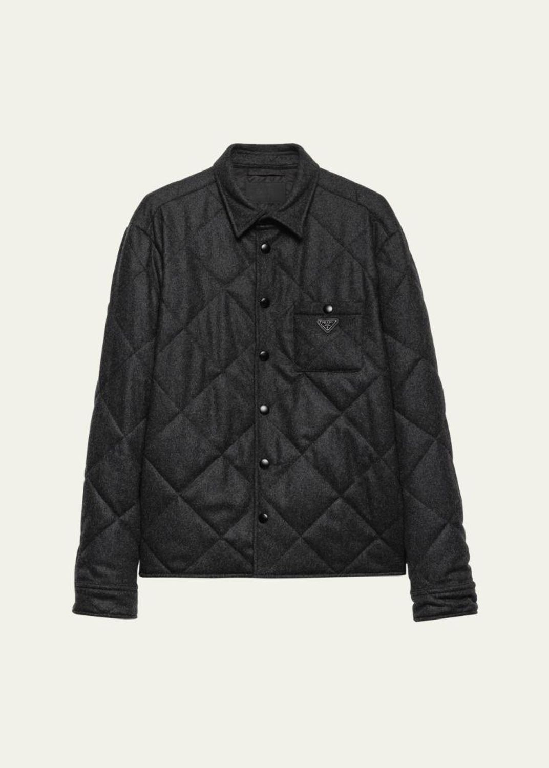 Prada Men's Technical Cotton Full-Zip Jacket - Bergdorf Goodman
