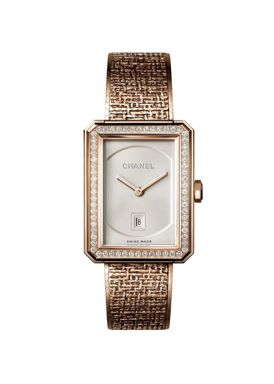 CHANEL BOY·FRIEND TWEED WATCH, MEDIUM VERSION - Bergdorf Goodman