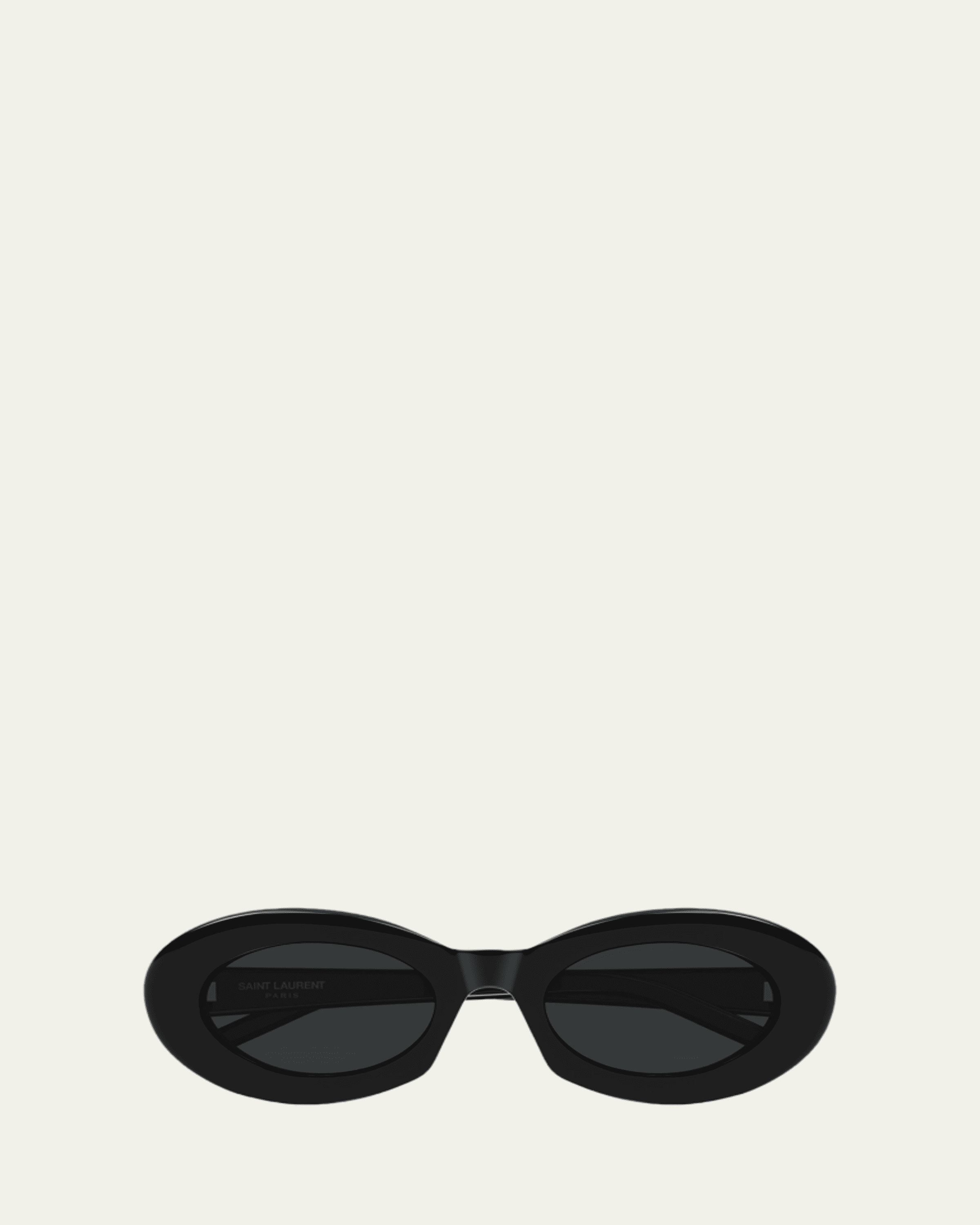 Saint Laurent 51mm Acetate Oval Sunglasses - Bergdorf Goodman