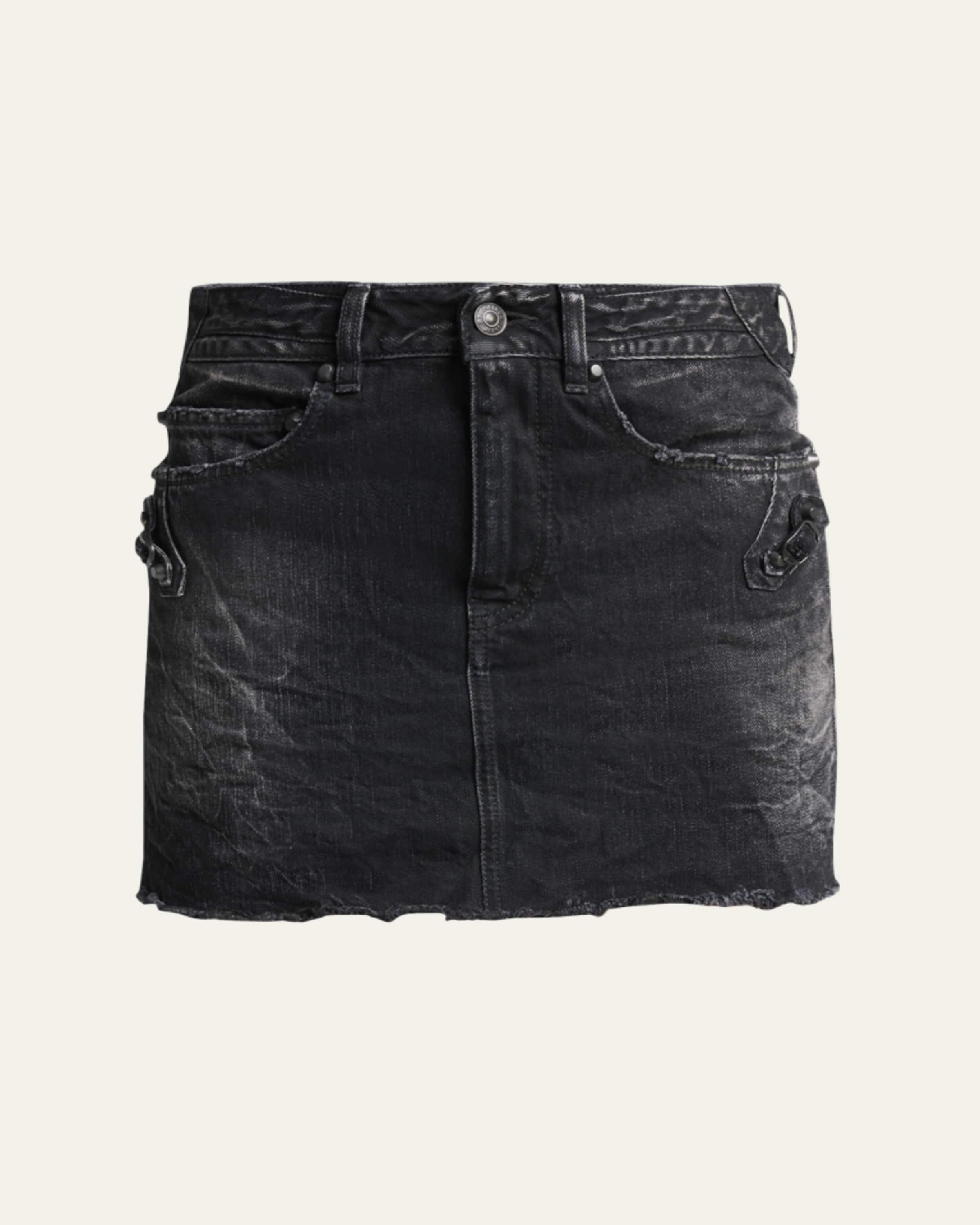 Brandon Maxwell Frankie Denim Handkerchief Skirt - Bergdorf Goodman