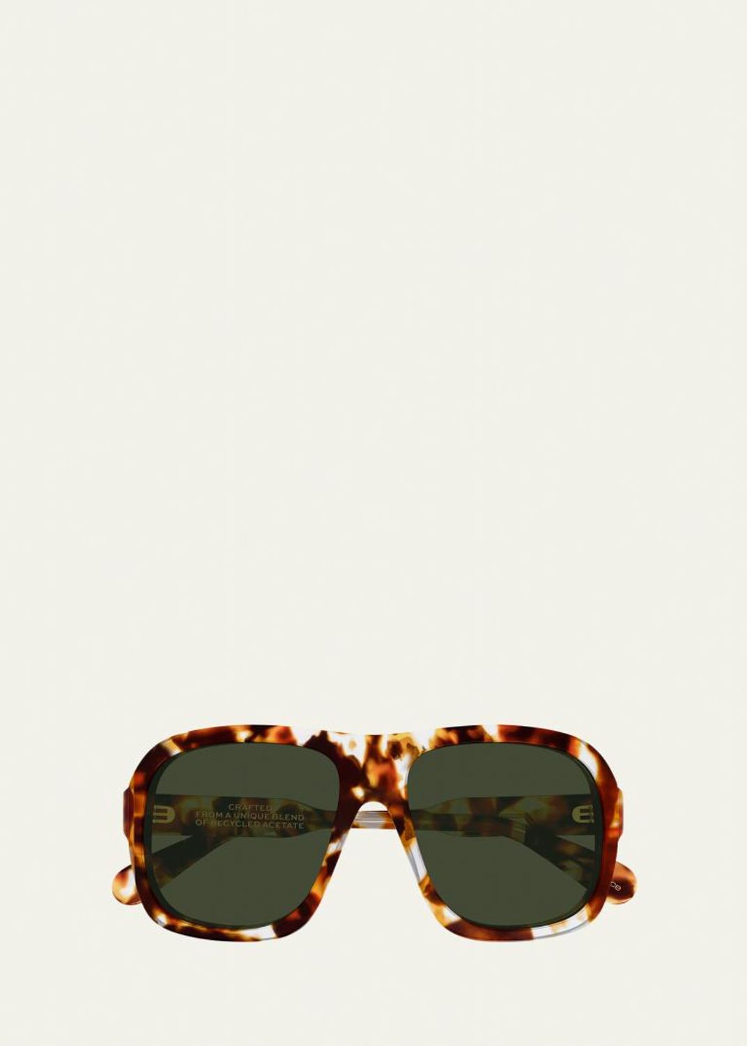 Chloe Gayia 58mm Recycled Acetate Navigator Sunglasses - Bergdorf