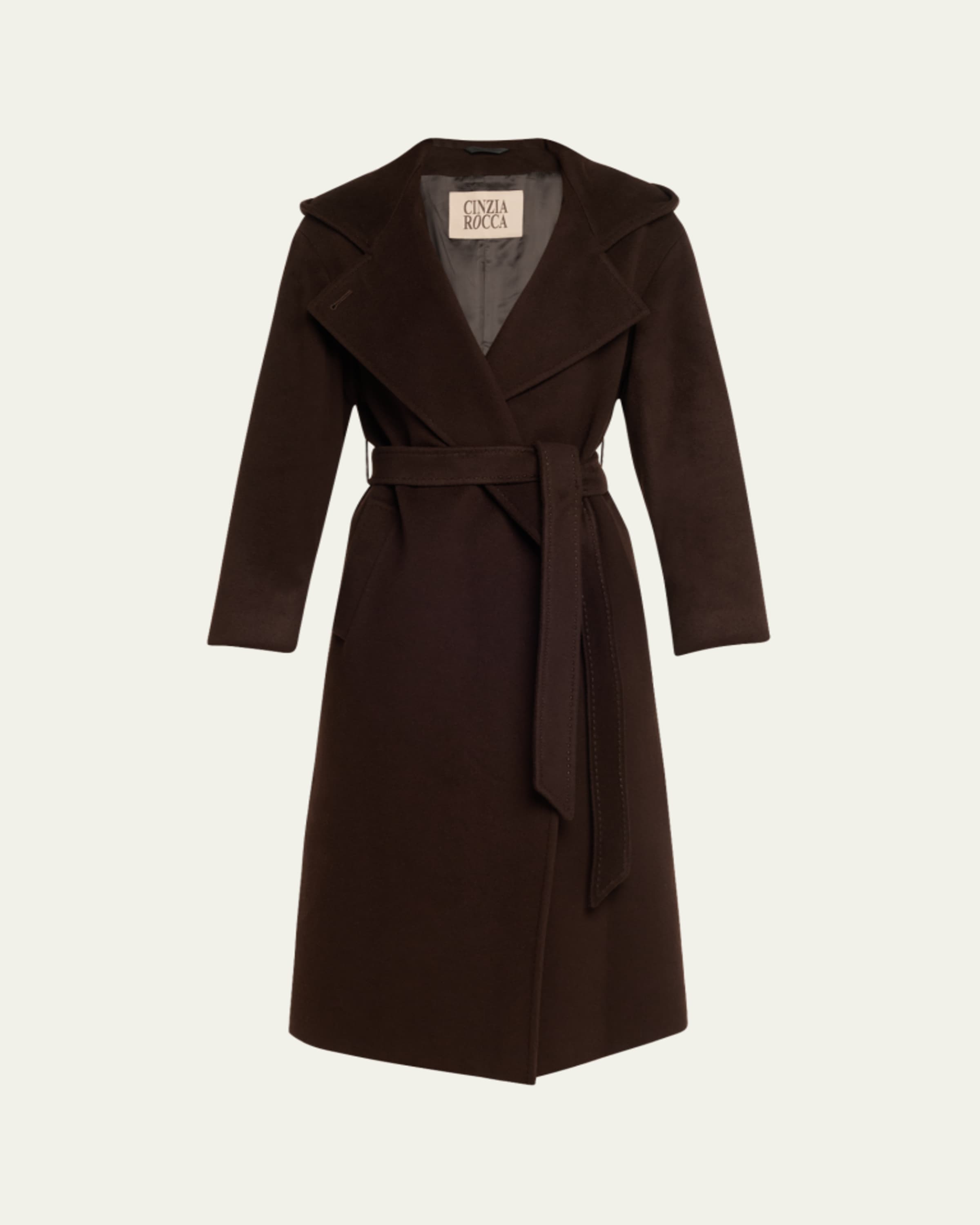 Cinzia Rocca Long 3-Button Notch Collar Coat - Bergdorf Goodman