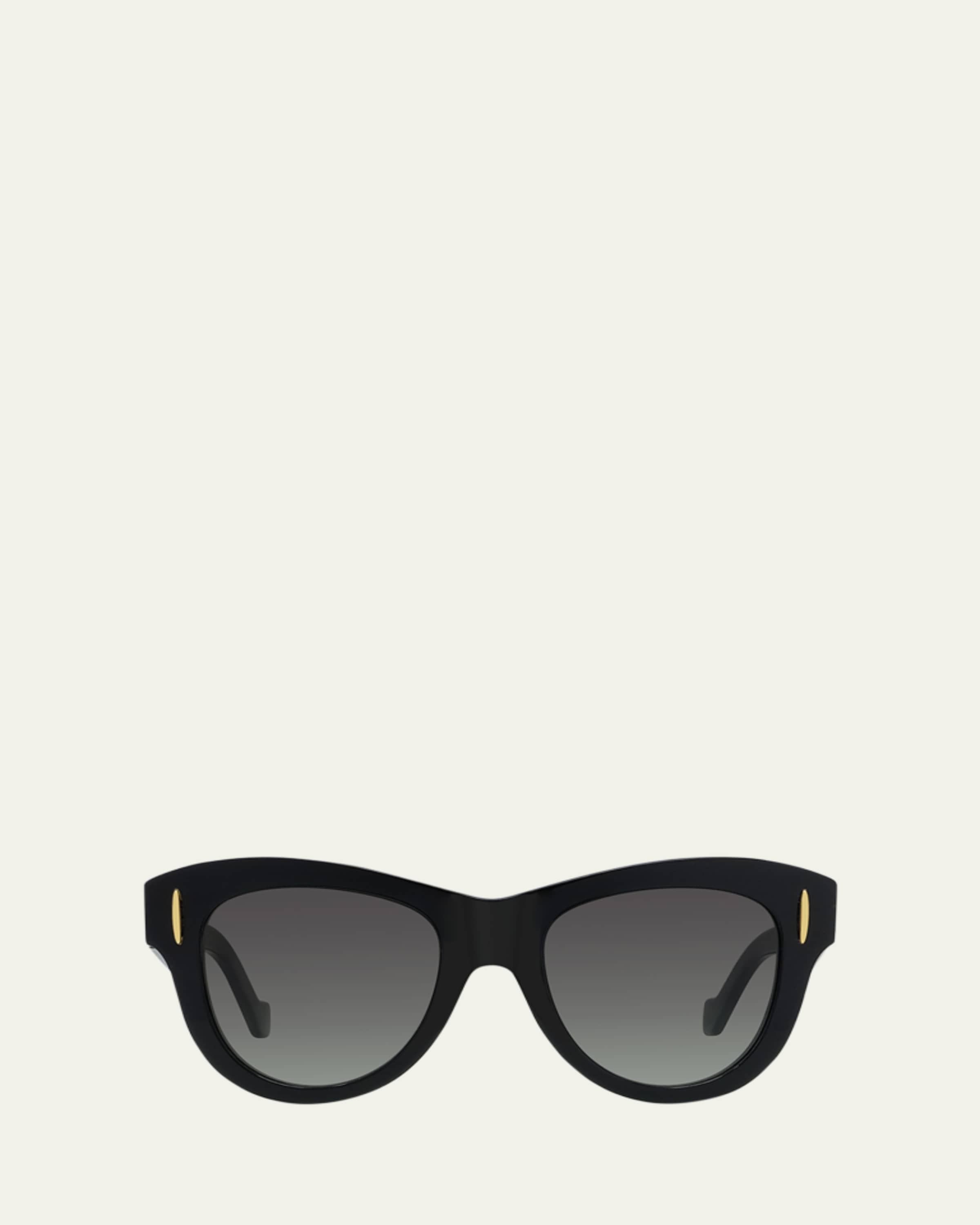 Loewe Signature Square Acetate Sunglasses - Bergdorf Goodman