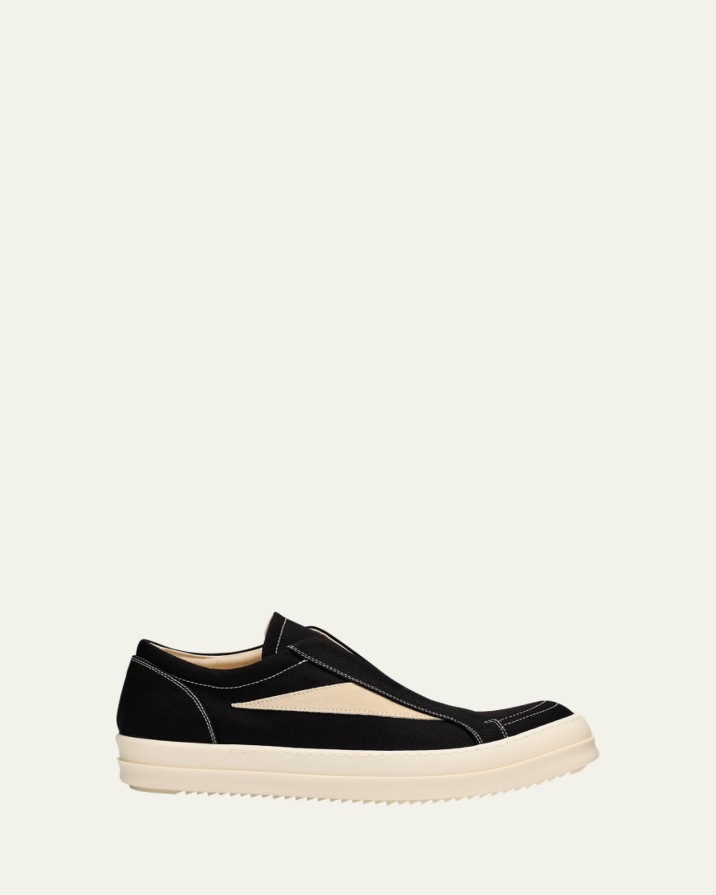 DRKSHDW RICK OWENS Men's Megalace Canvas High-Top Sneakers