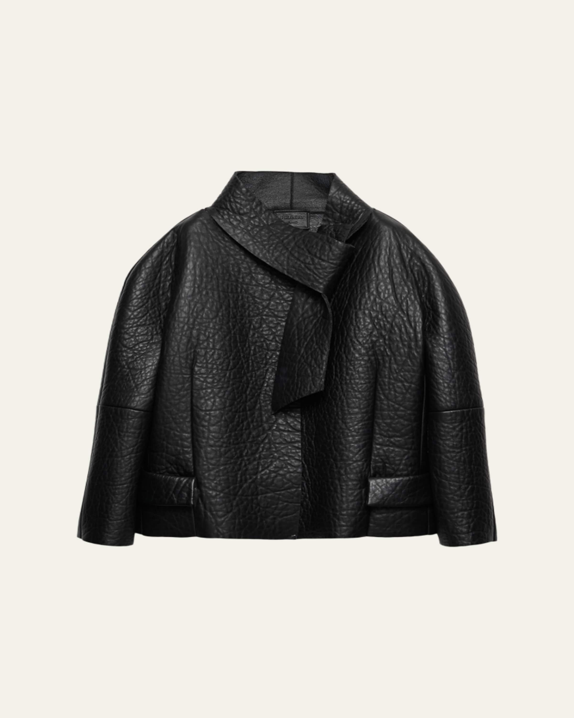 Prada Napa Leather Jacket - Bergdorf Goodman