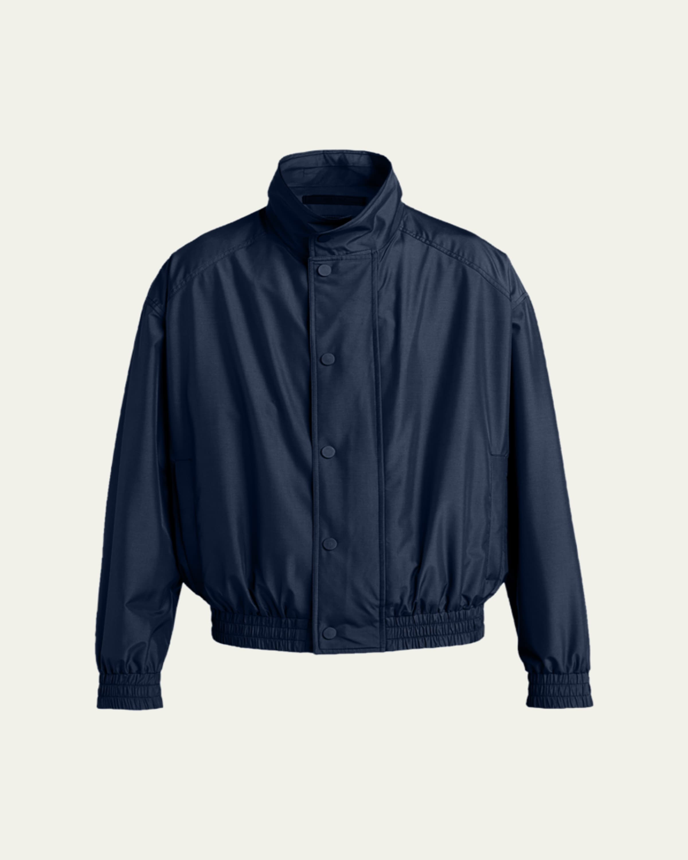 Giorgio Armani Men's Chevron Utility Bomber Jacket - Bergdorf Goodman
