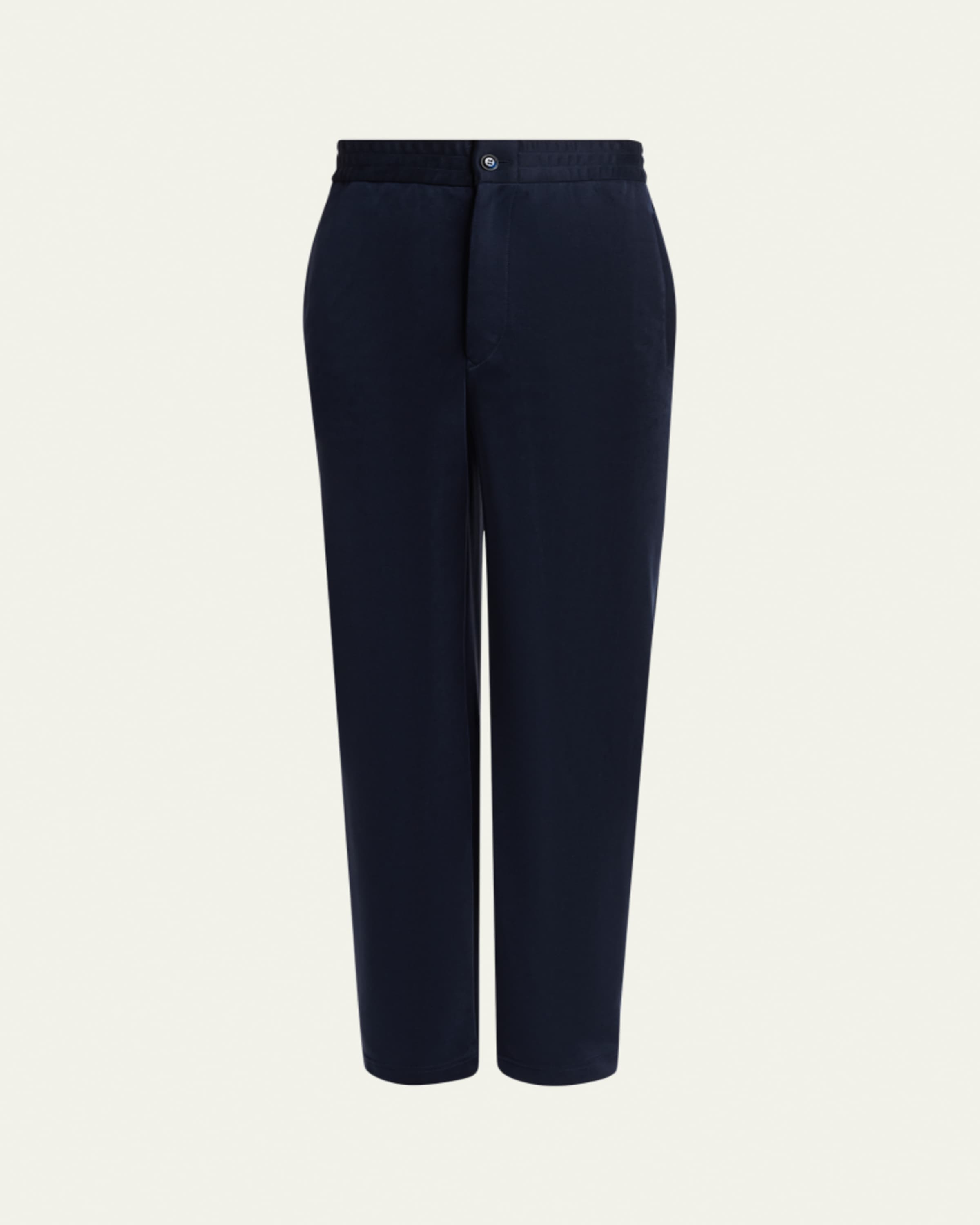 Giorgio Armani Men's Hemp Pleated Wide-Leg Pants - Bergdorf Goodman