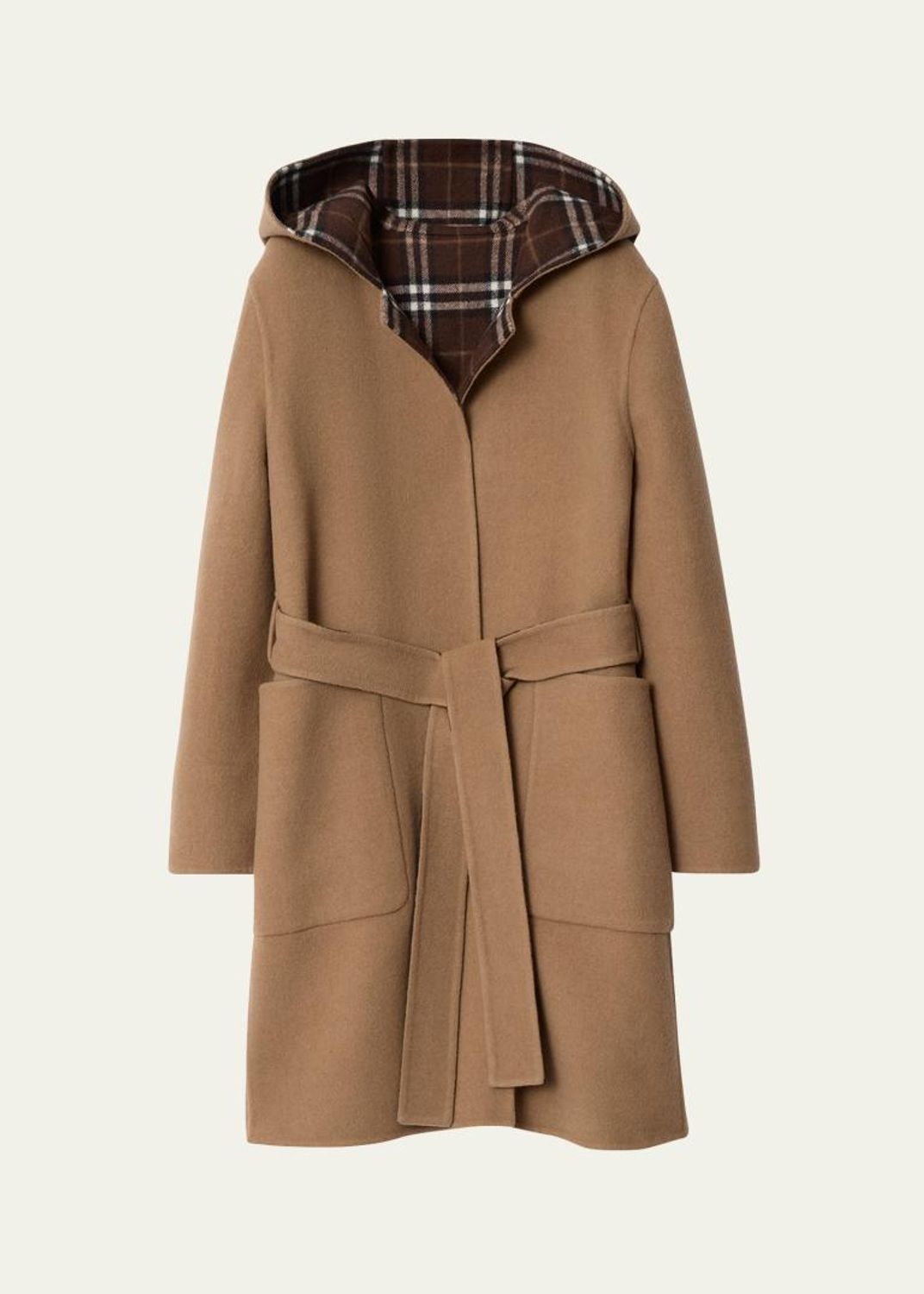 バーバリー カシミヤ ベルテッドコート 9 ブラウン Burberrys Burberry Kelsley Quilted Knit Jacket - Bergdorf Goodman