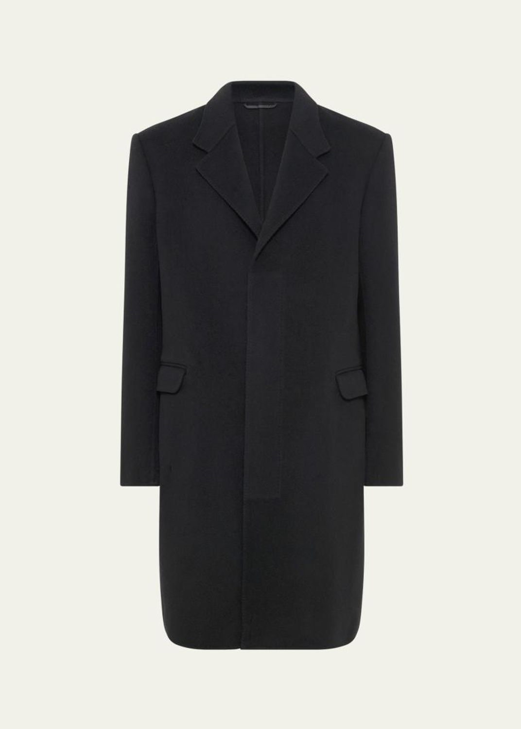 Givenchy Men's Donegal Herringbone Coat - Bergdorf Goodman