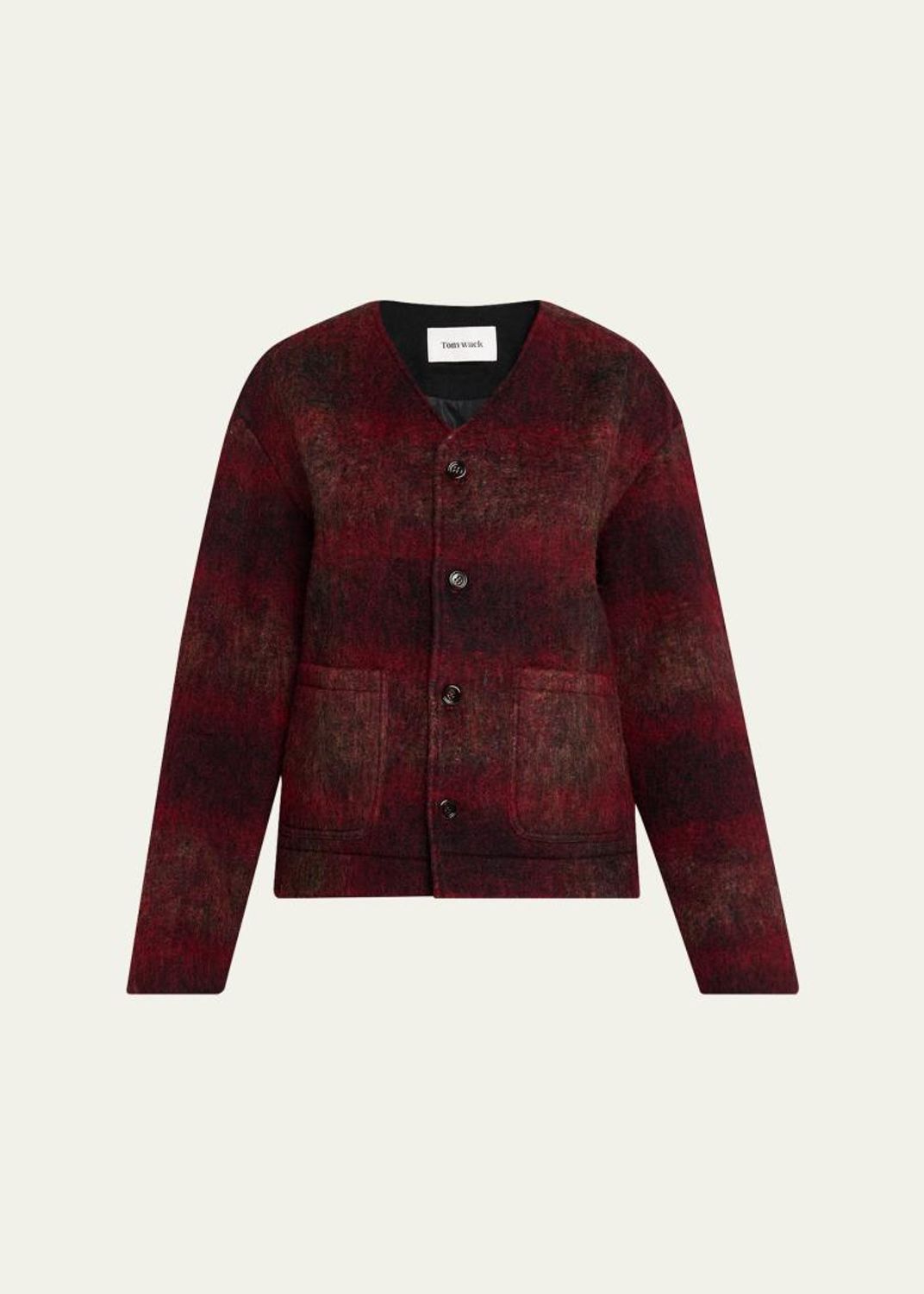 6397 Zip-Up Bouclé Track Jacket - Bergdorf Goodman