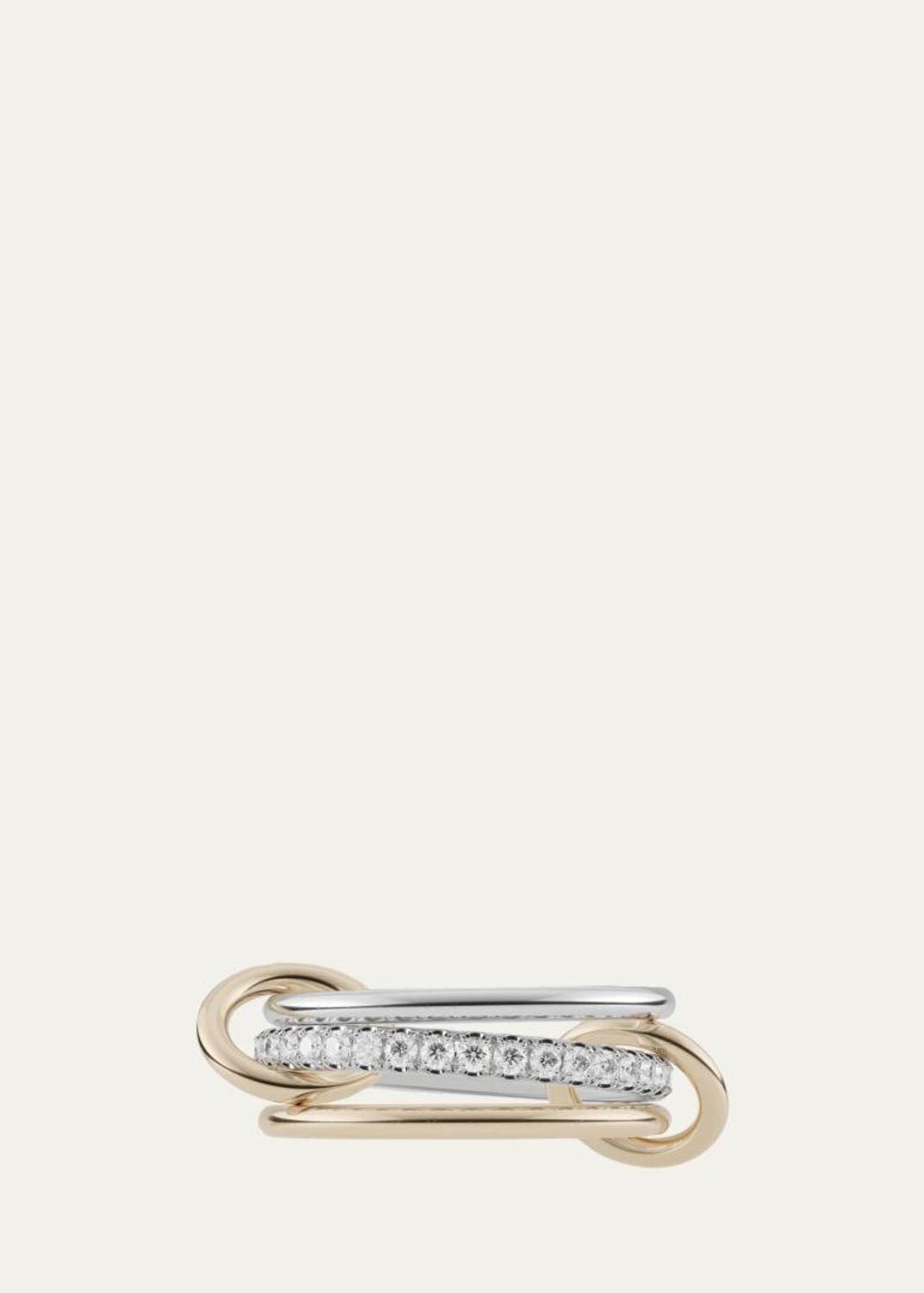 Spinelli Kilcollin Sonny Silver Three-Link Ring - Bergdorf Goodman