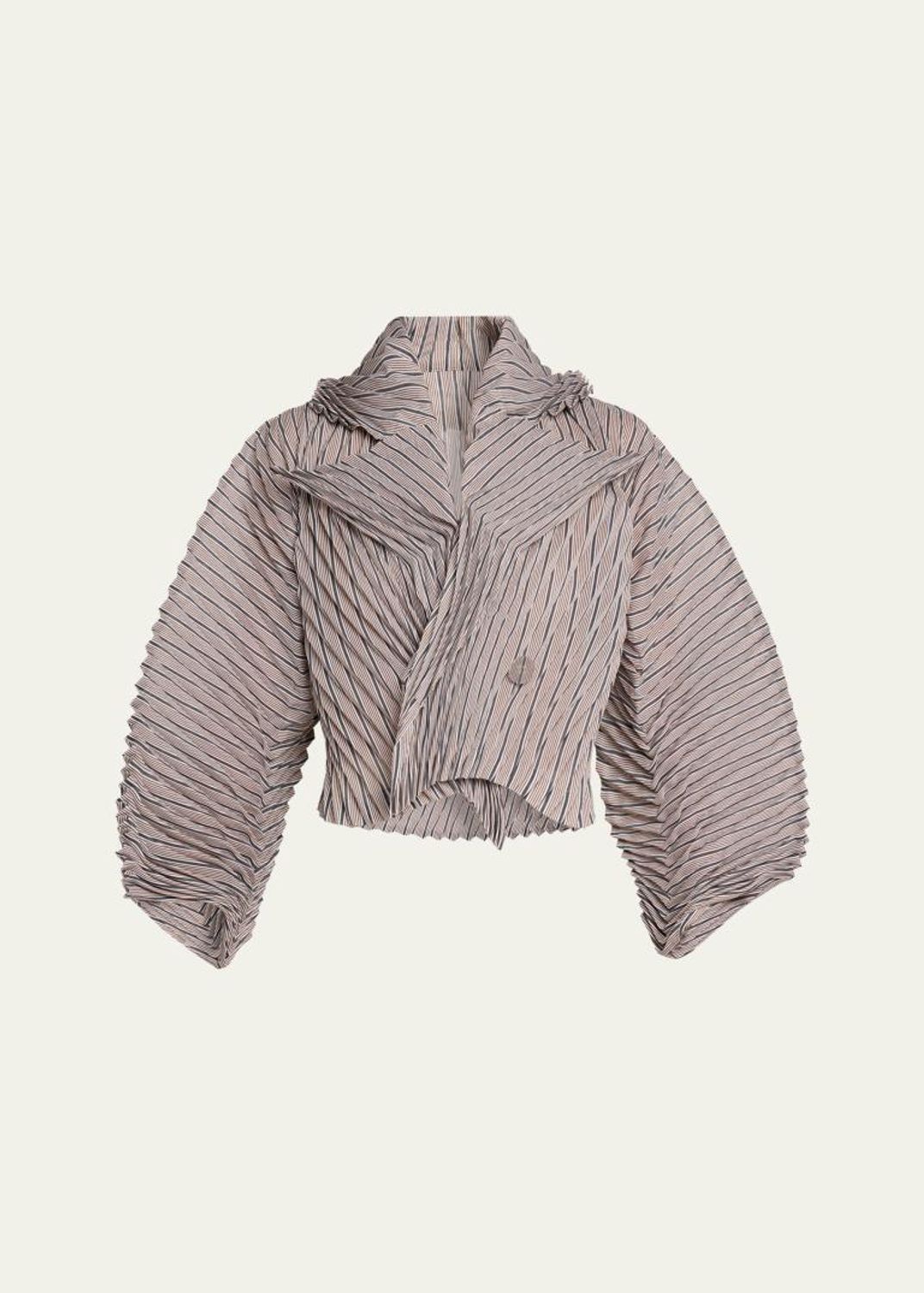 Issey Miyake Chiffon Twist-38 Sheer Top - Bergdorf Goodman