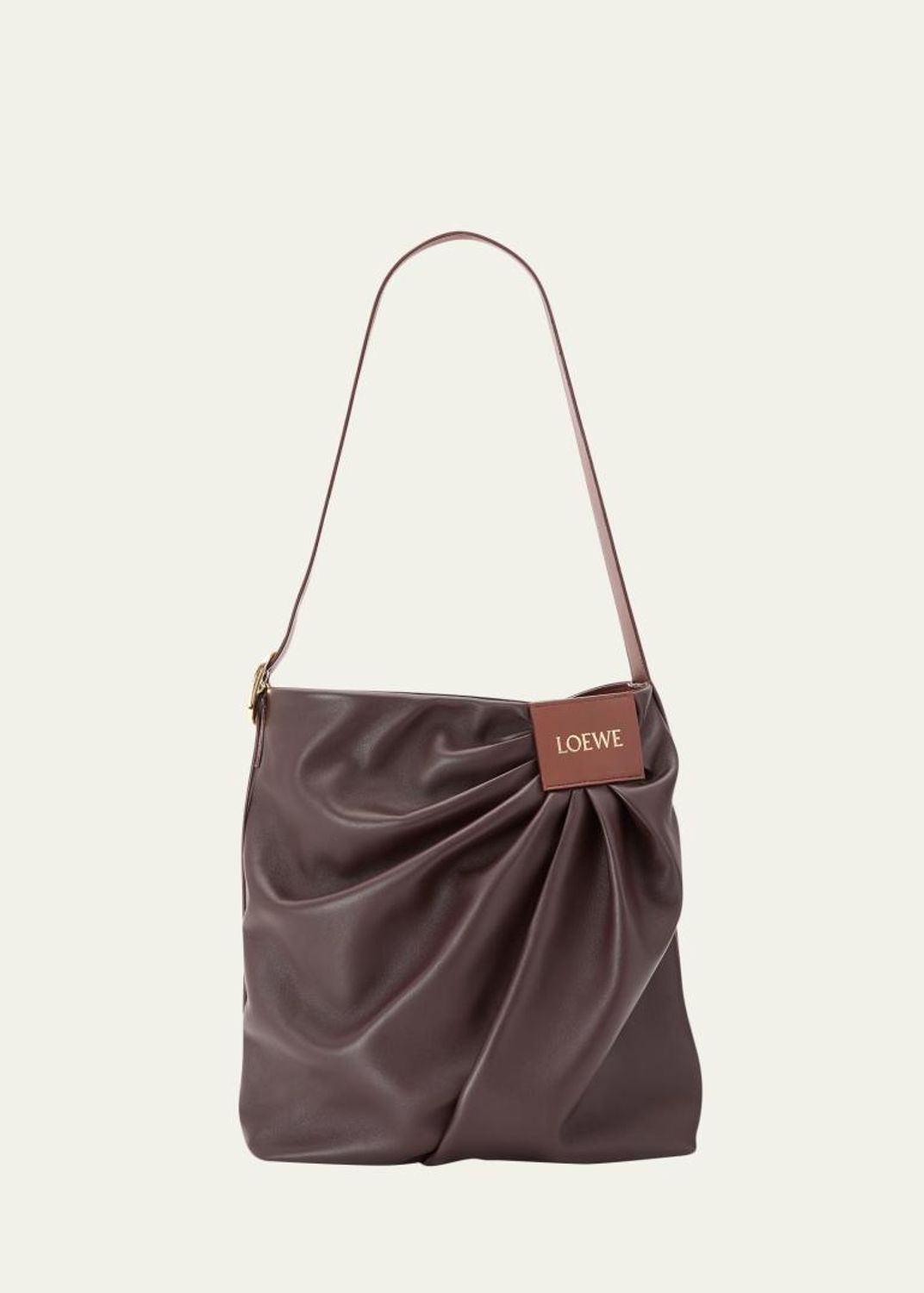 LOEWE Puzzle Fold Medium Tote Bag in Shiny Leather - Bergdorf Goodman