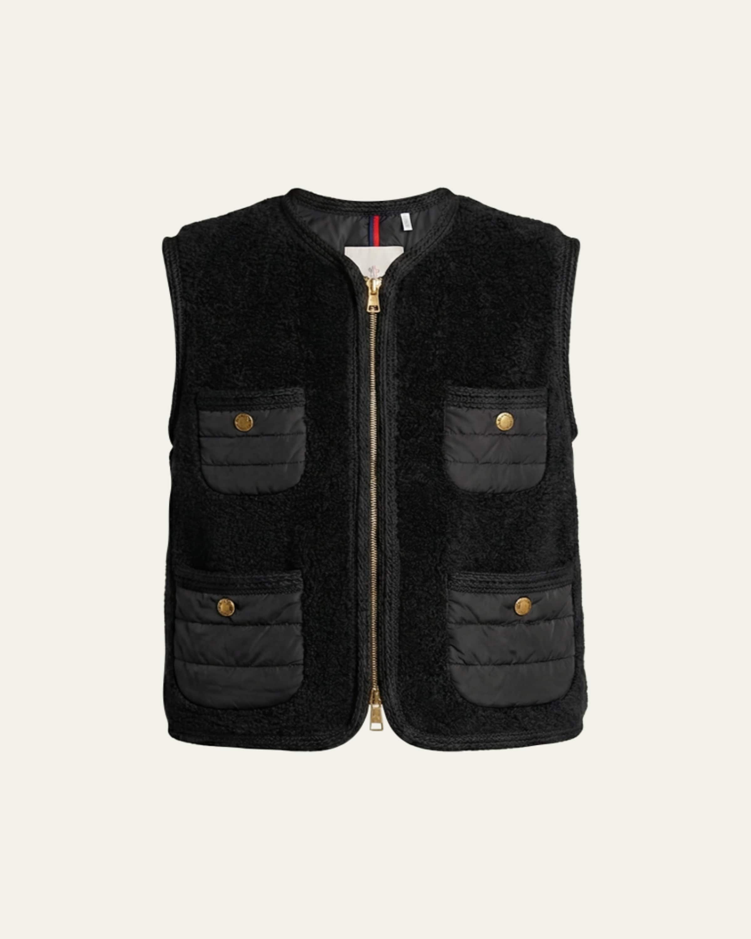 Moncler Butor Diamond-Quilted Long Down Vest - Bergdorf Goodman