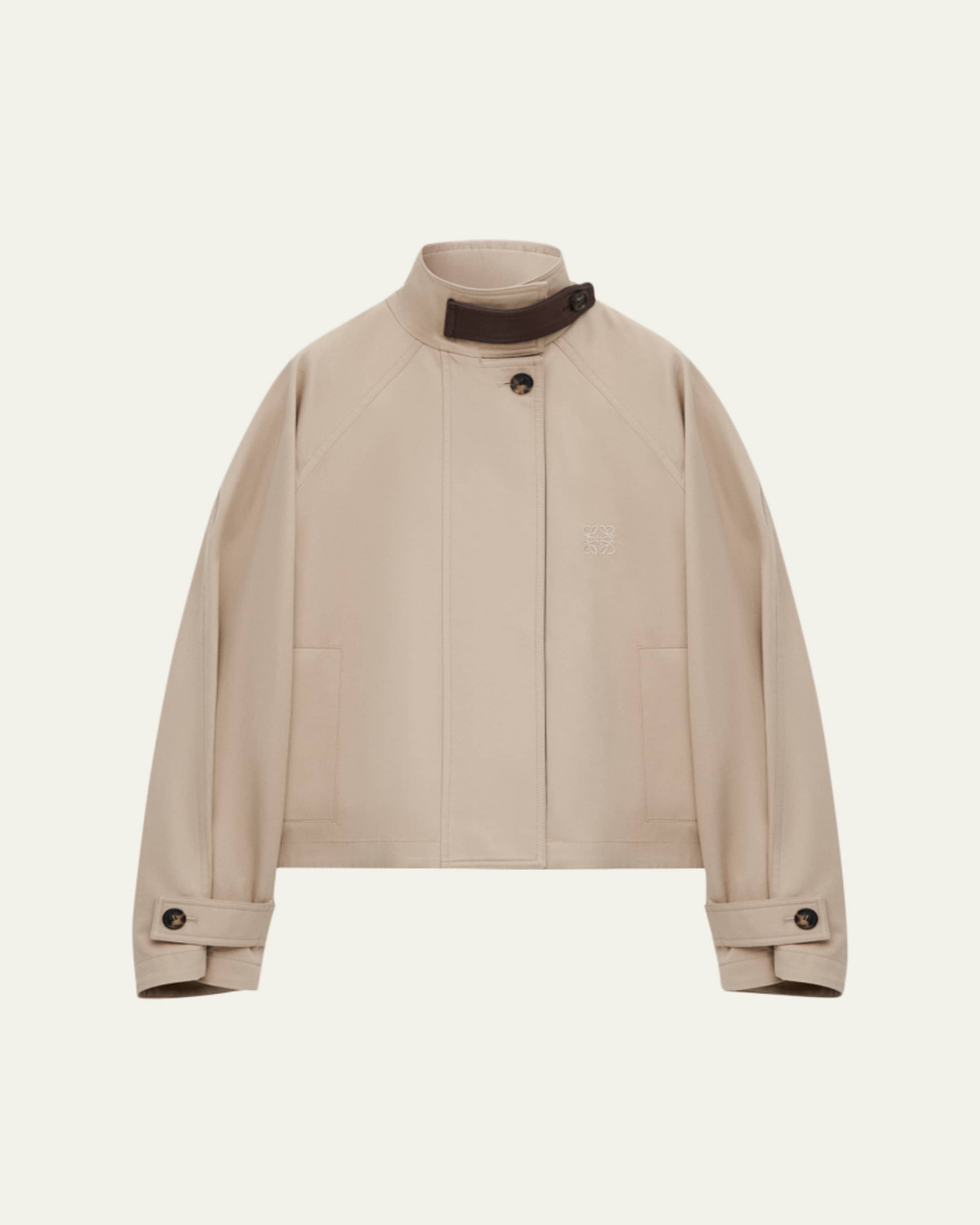 Loewe Fringed Leather Balloon Jacket - Bergdorf Goodman