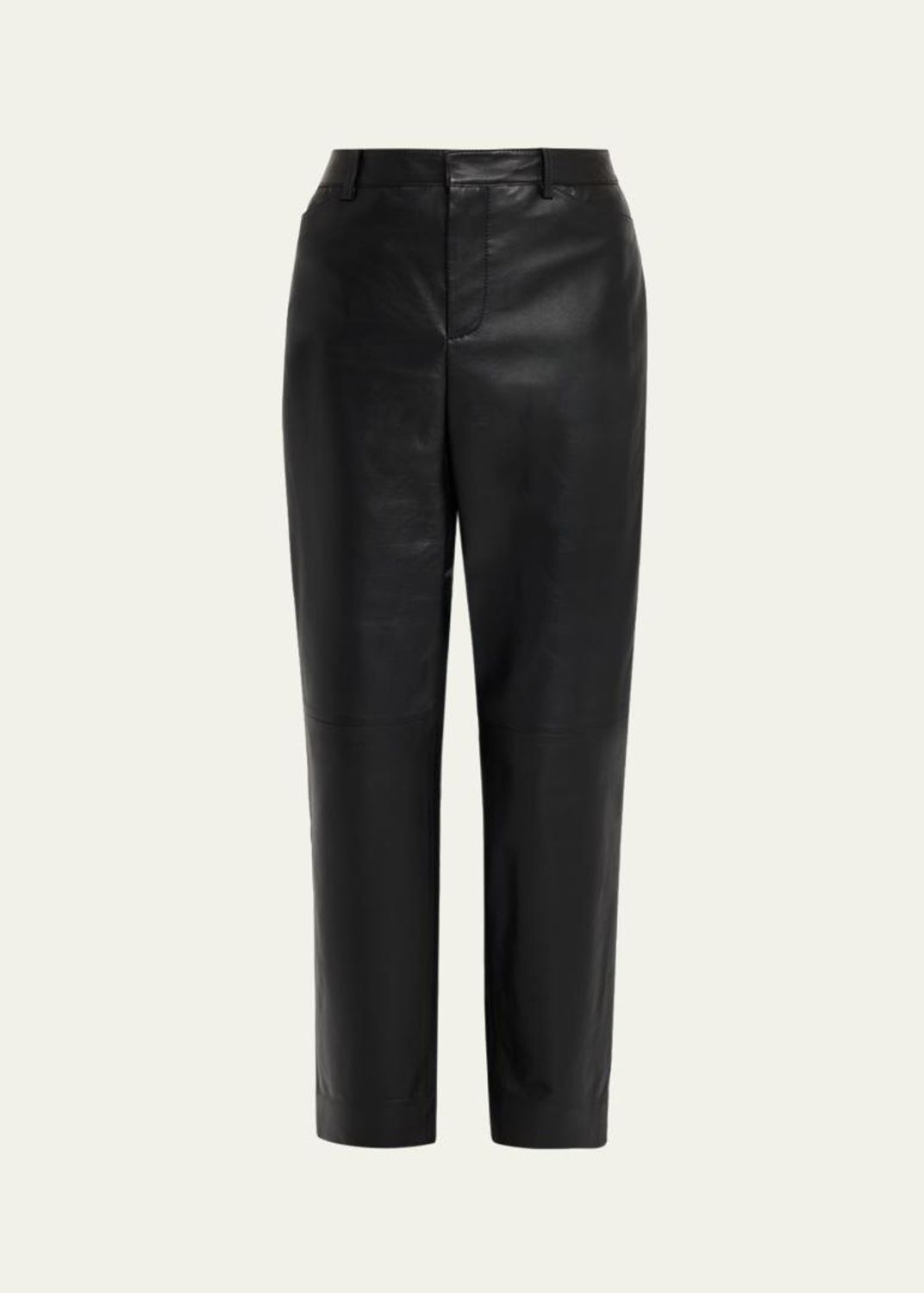 Vince Cropped Flare Leather Pants - Bergdorf Goodman